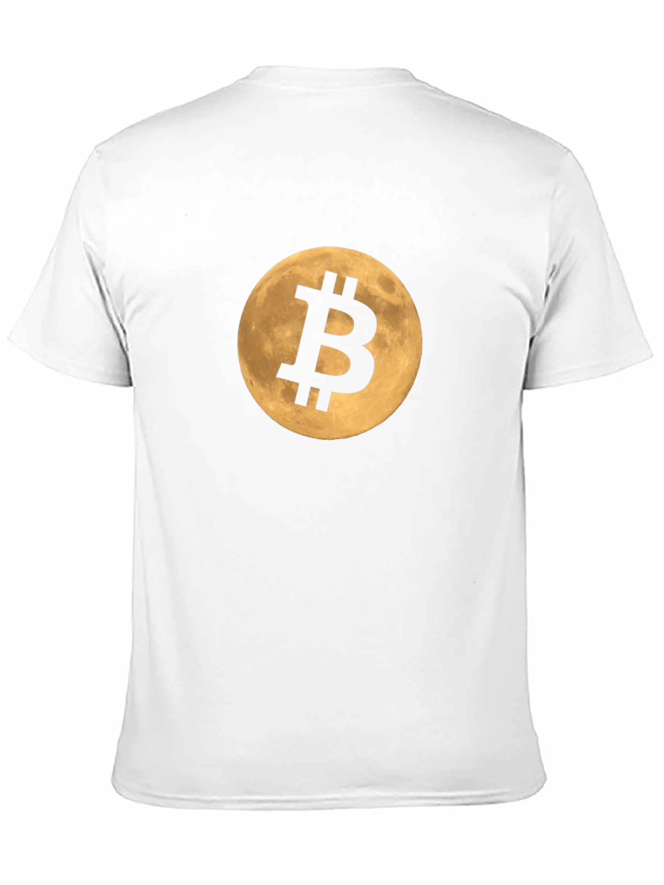 Bitcoin Moon Black T-Shirt