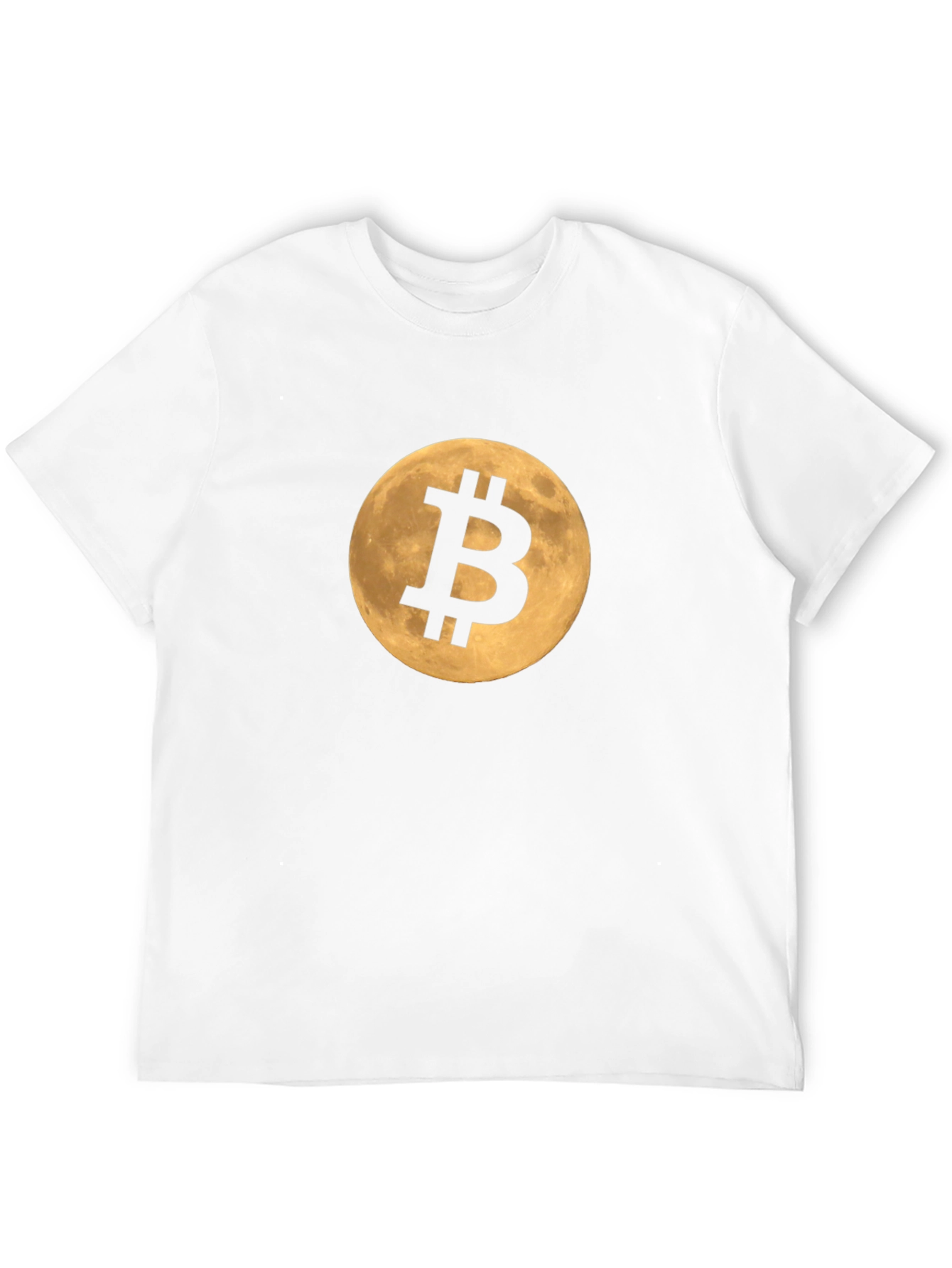 Bitcoin Moon Black T-Shirt