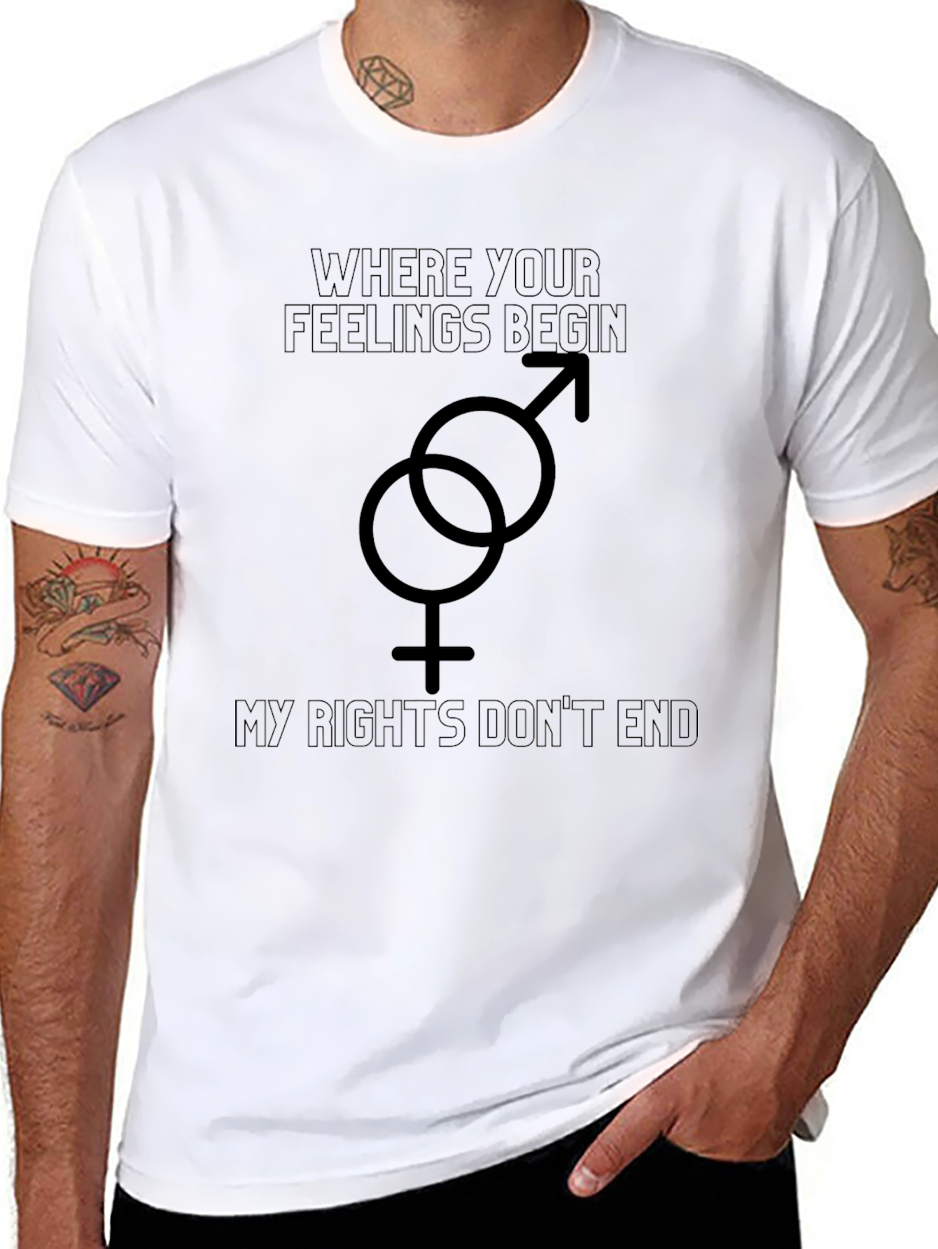 Where Your Feelings Begin T-Shirt