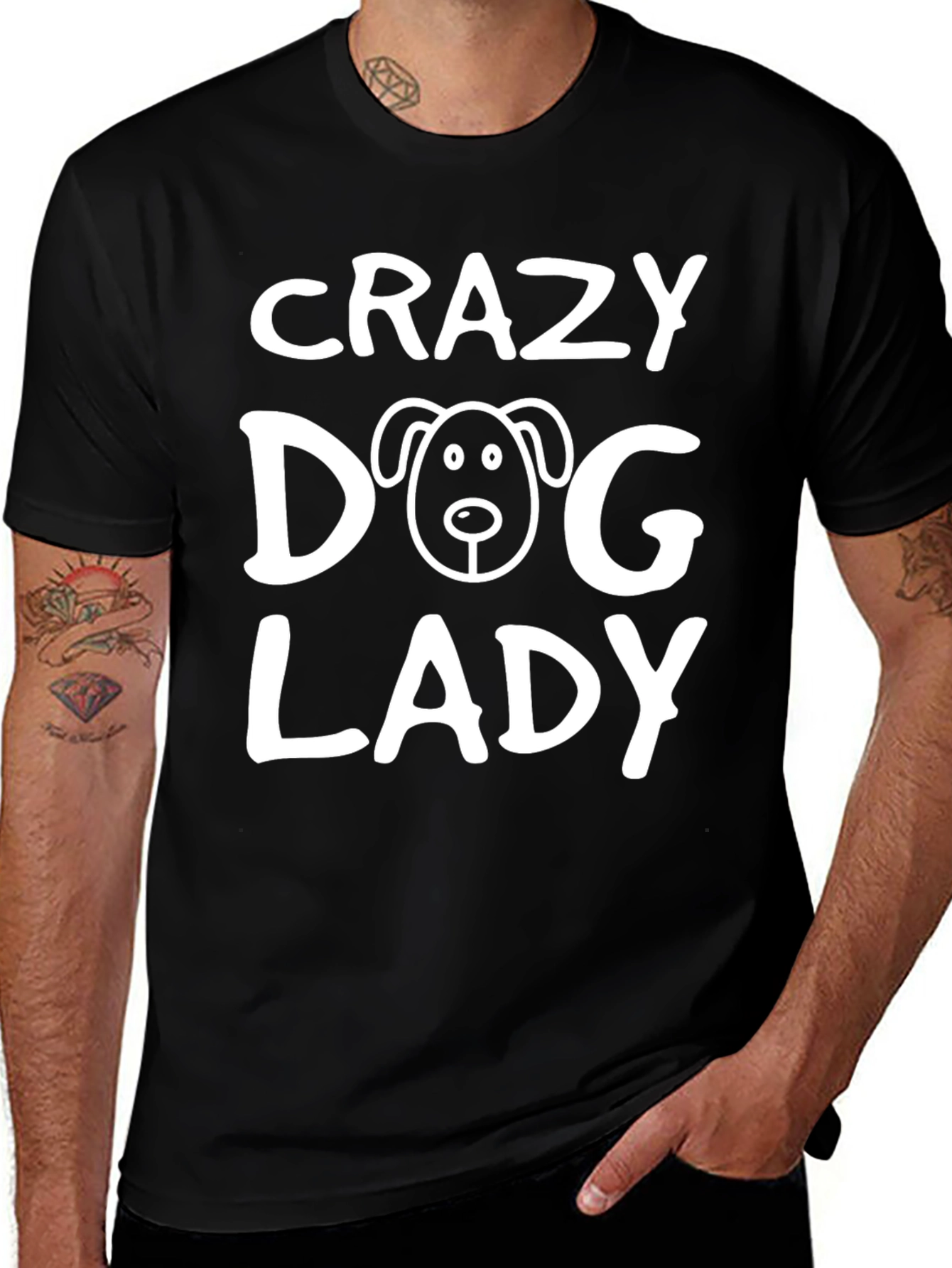 Crazy Dog Lady Graphic Tee - Unisex