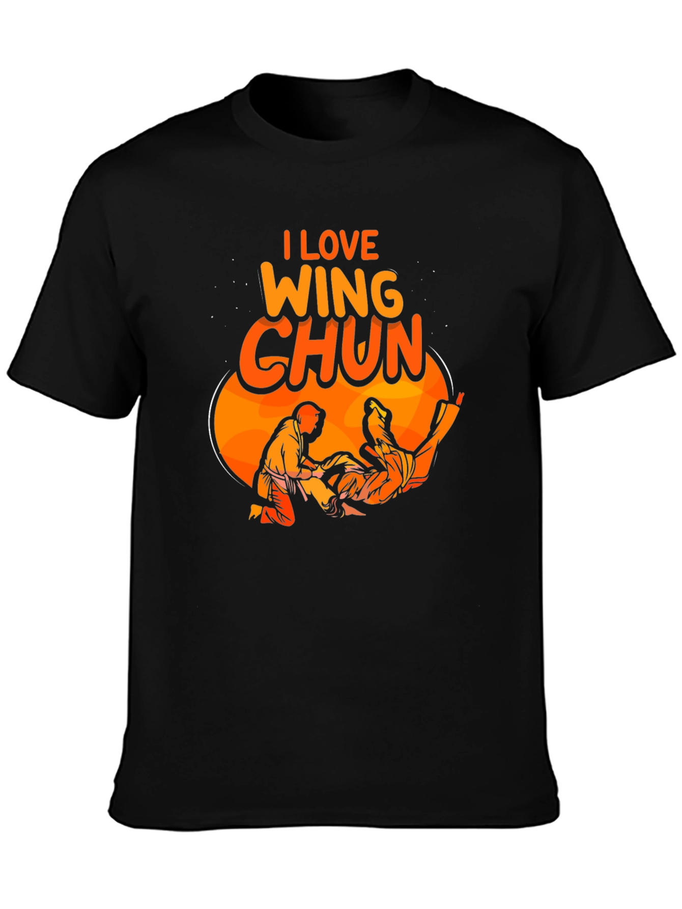 I Love Wing Chun Martial Arts T-Shirt