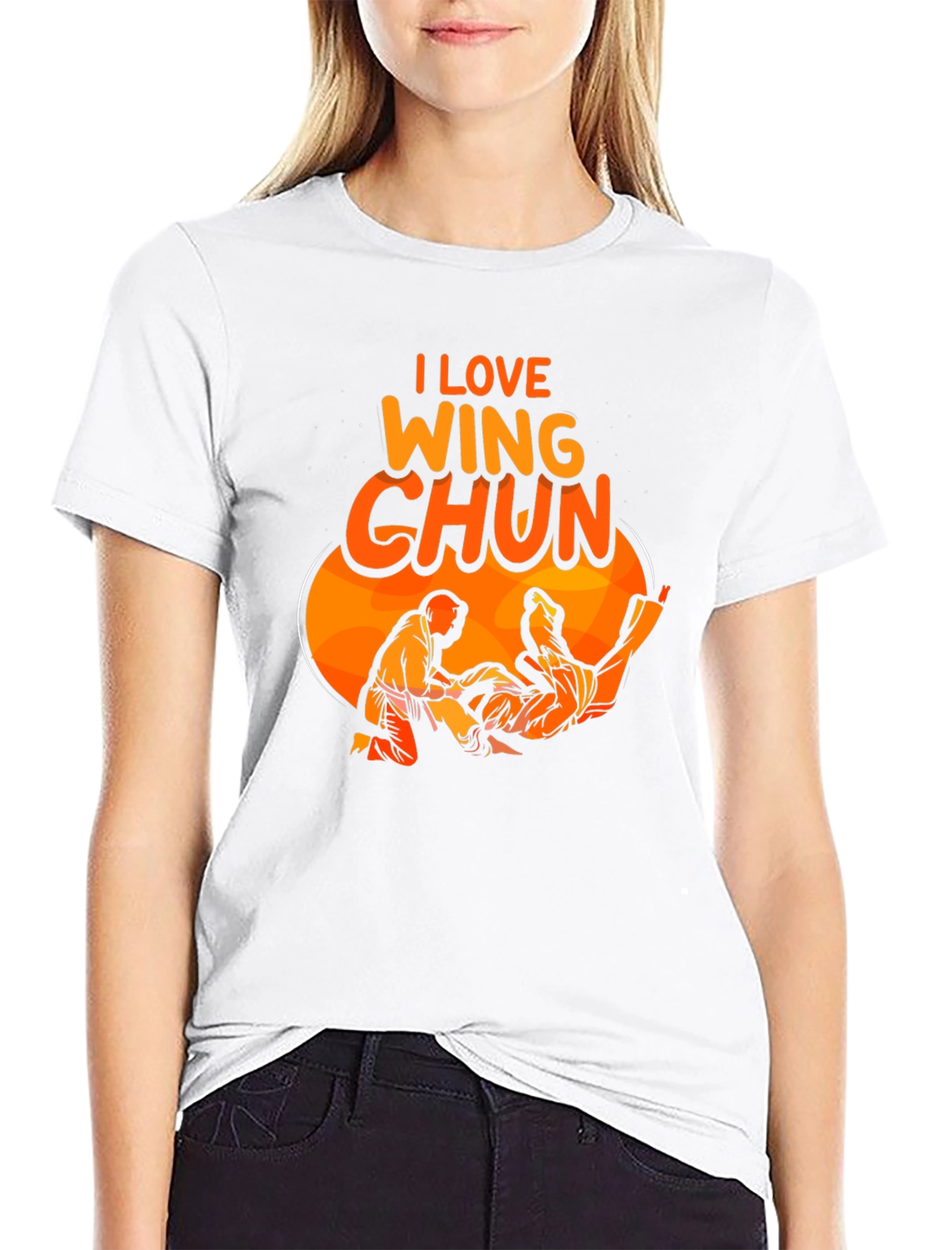 I Love Wing Chun Martial Arts T-Shirt