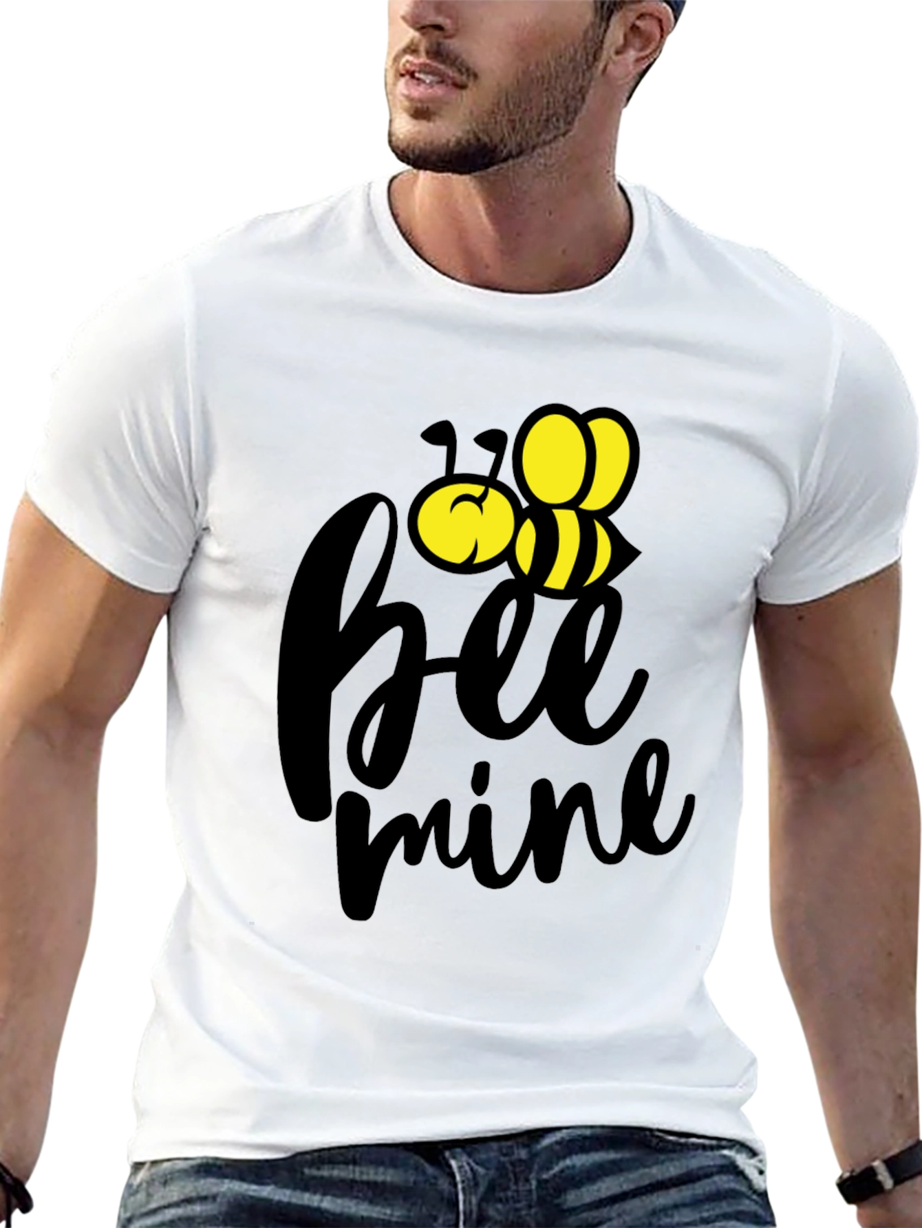 Bee Mine Graphic T-Shirt - Valentines Day Tee