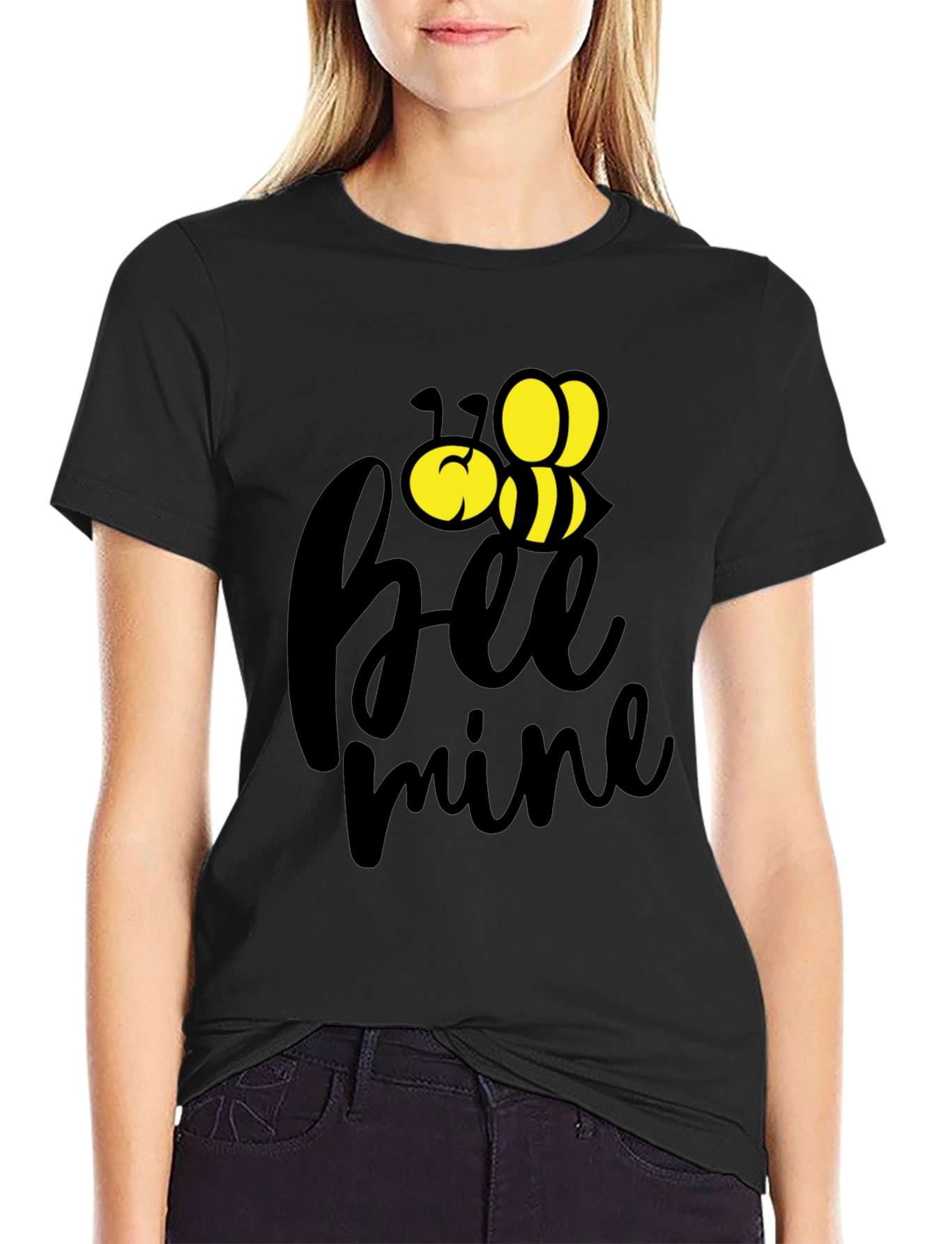 Bee Mine Graphic T-Shirt - Valentines Day Tee