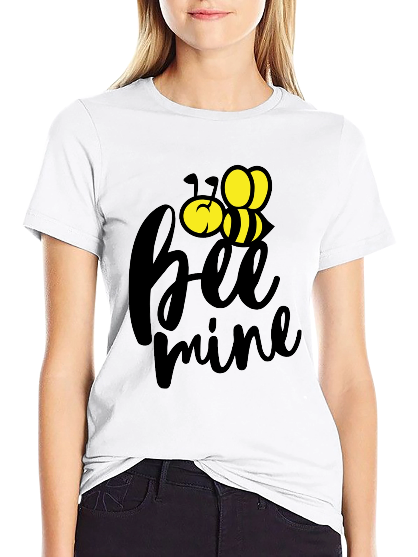 Bee Mine Graphic T-Shirt - Valentines Day Tee