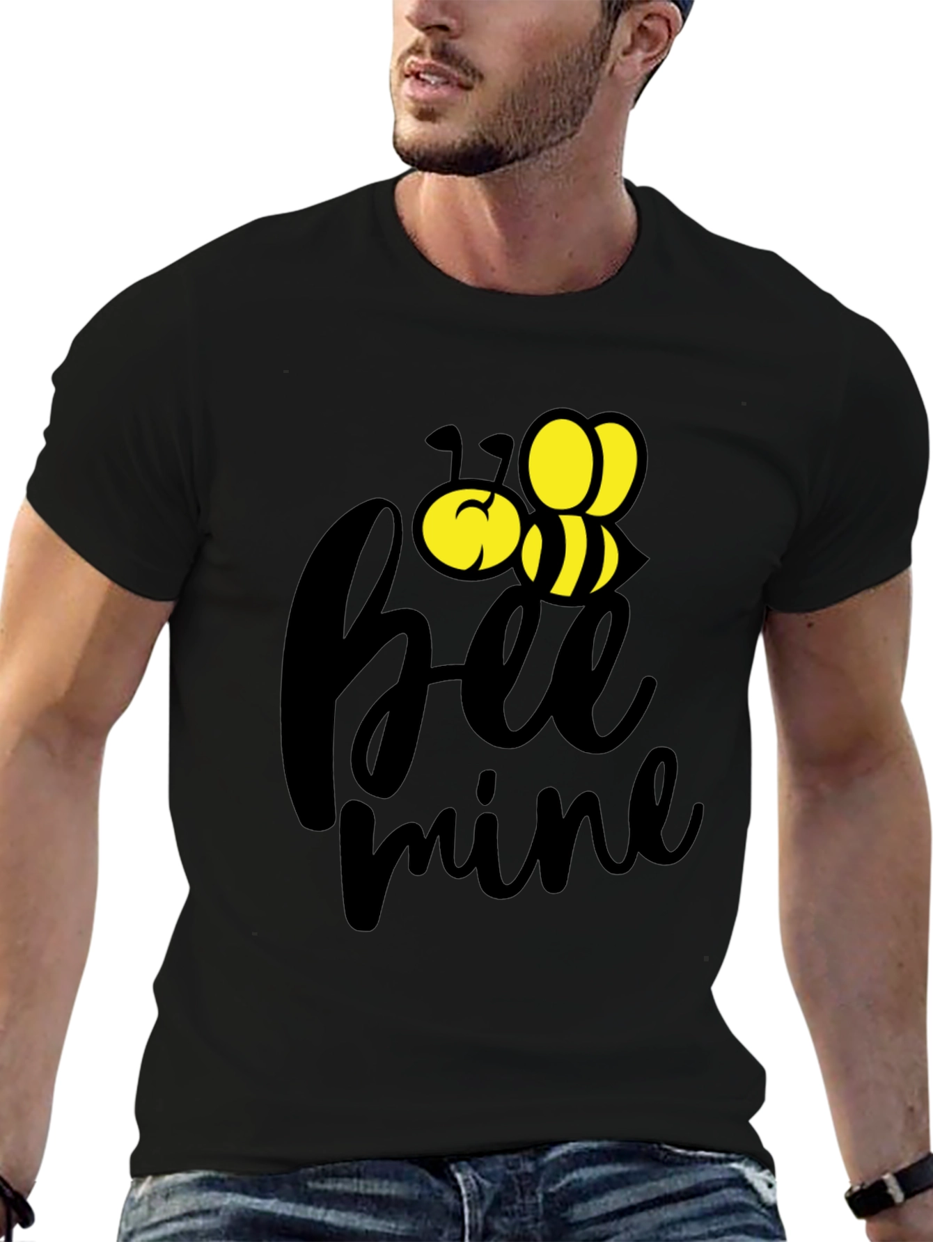 Bee Mine Graphic T-Shirt - Valentines Day Tee
