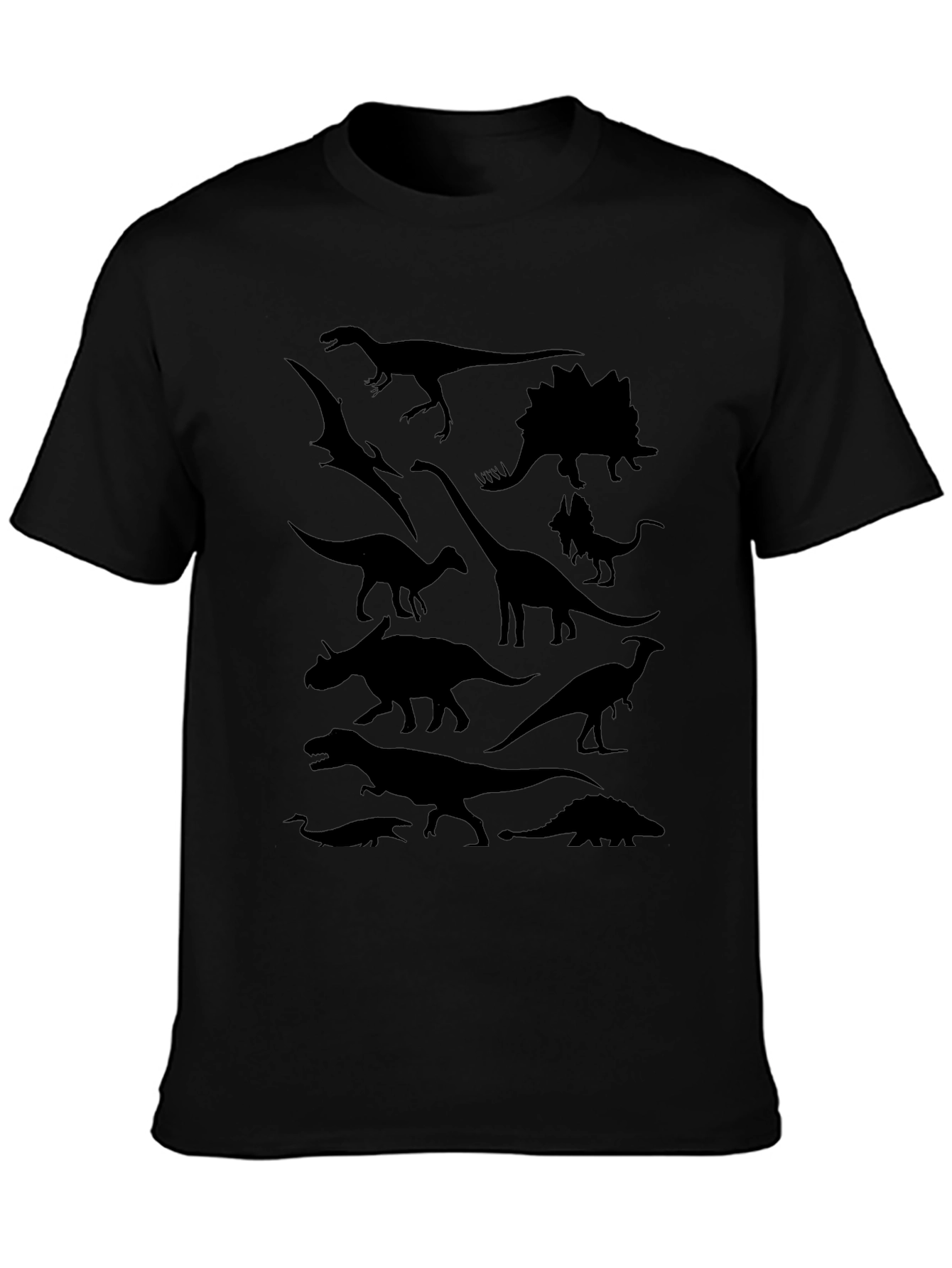 Dinosaur Silhouette T-Shirt - Mens Graphic Tee