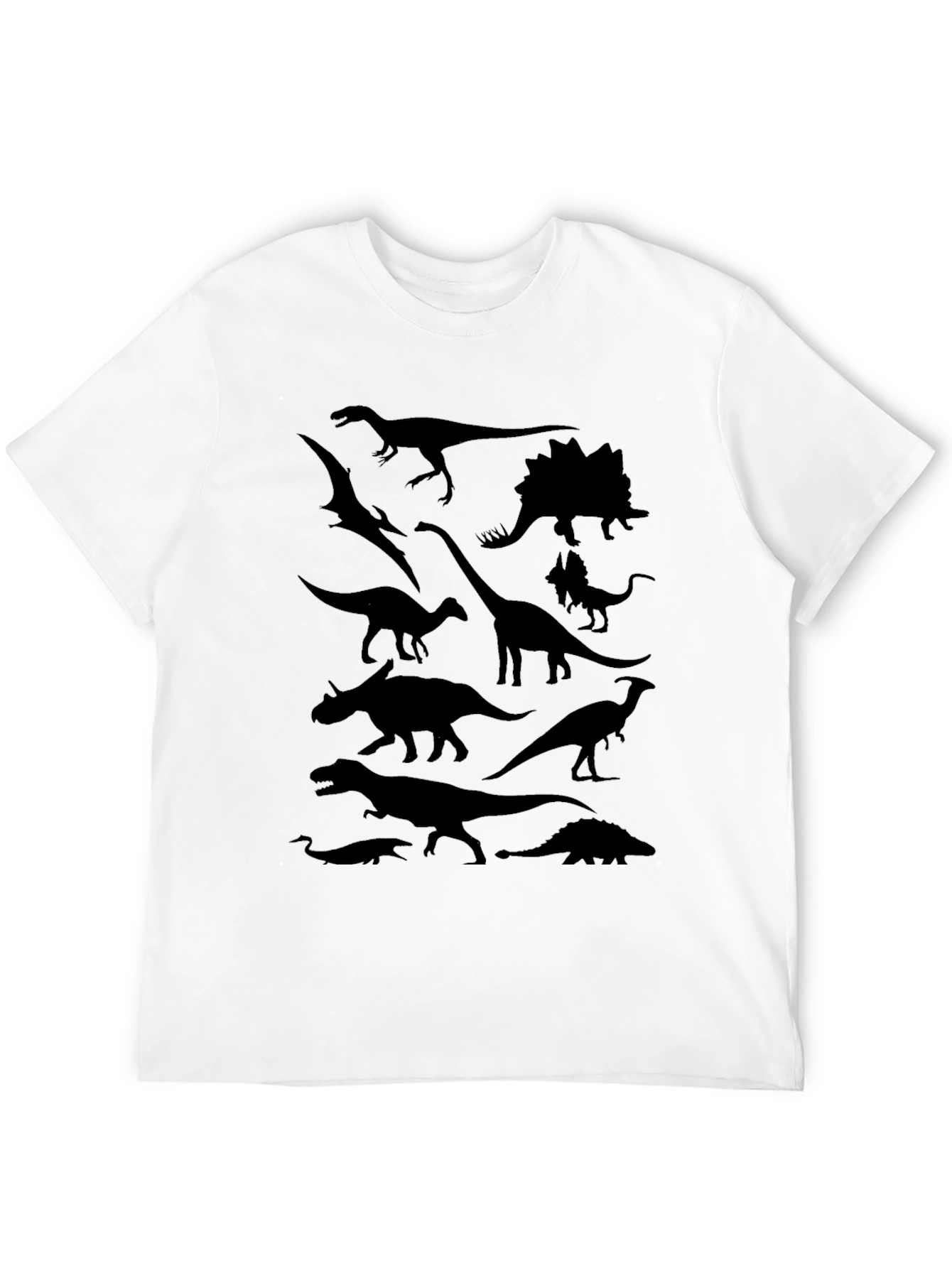 Dinosaur Silhouette T-Shirt - Mens Graphic Tee