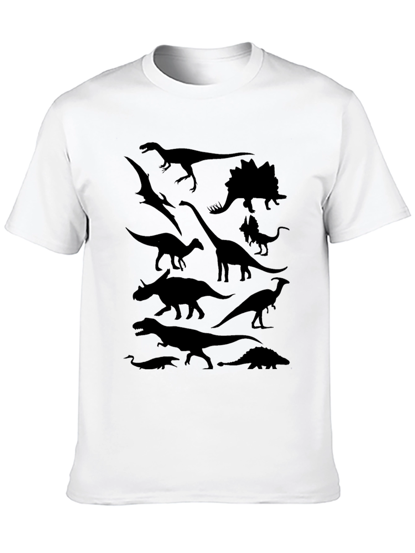 Dinosaur Silhouette T-Shirt - Mens Graphic Tee