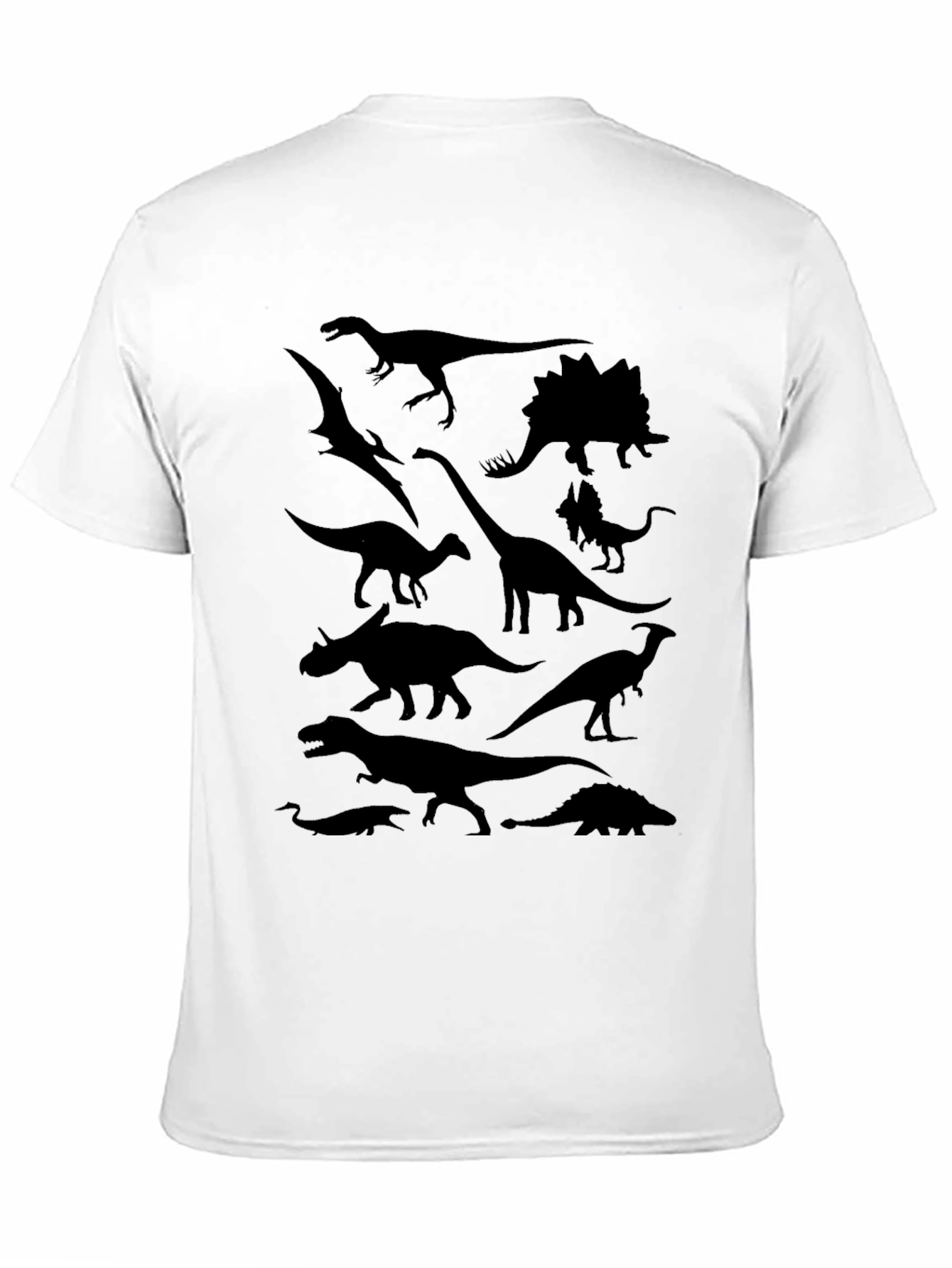 Dinosaur Silhouette T-Shirt - Mens Graphic Tee