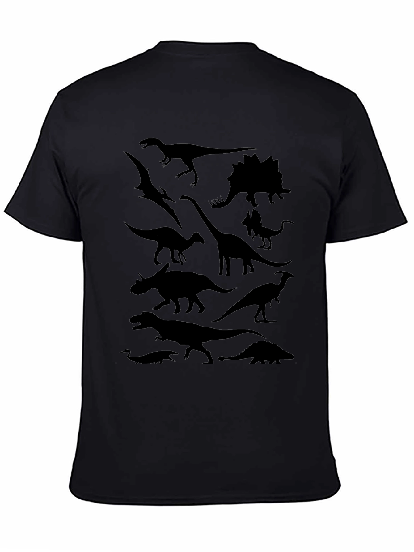 Dinosaur Silhouette T-Shirt - Mens Graphic Tee