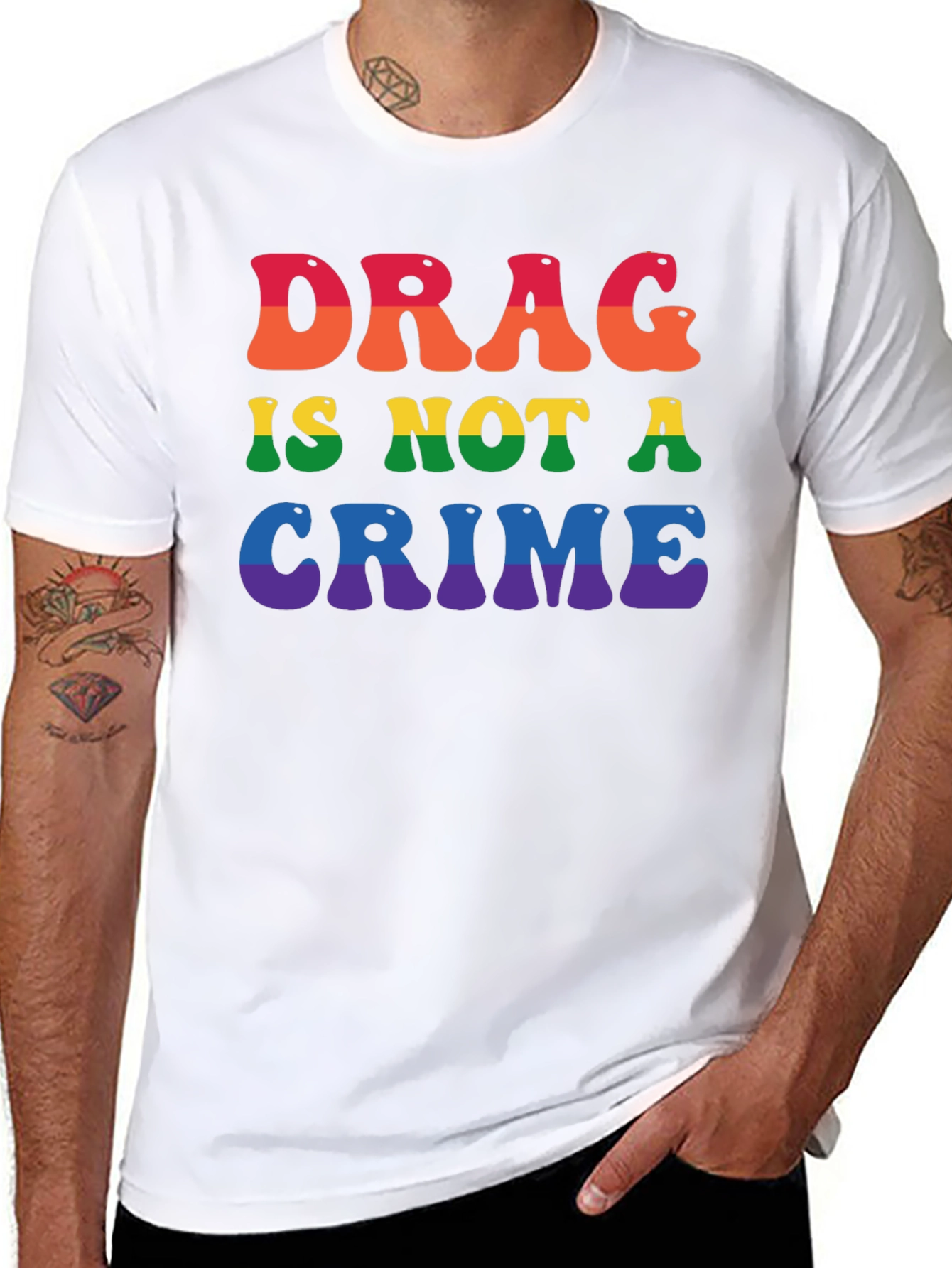 Drag is Not a Crime Pride T-Shirt