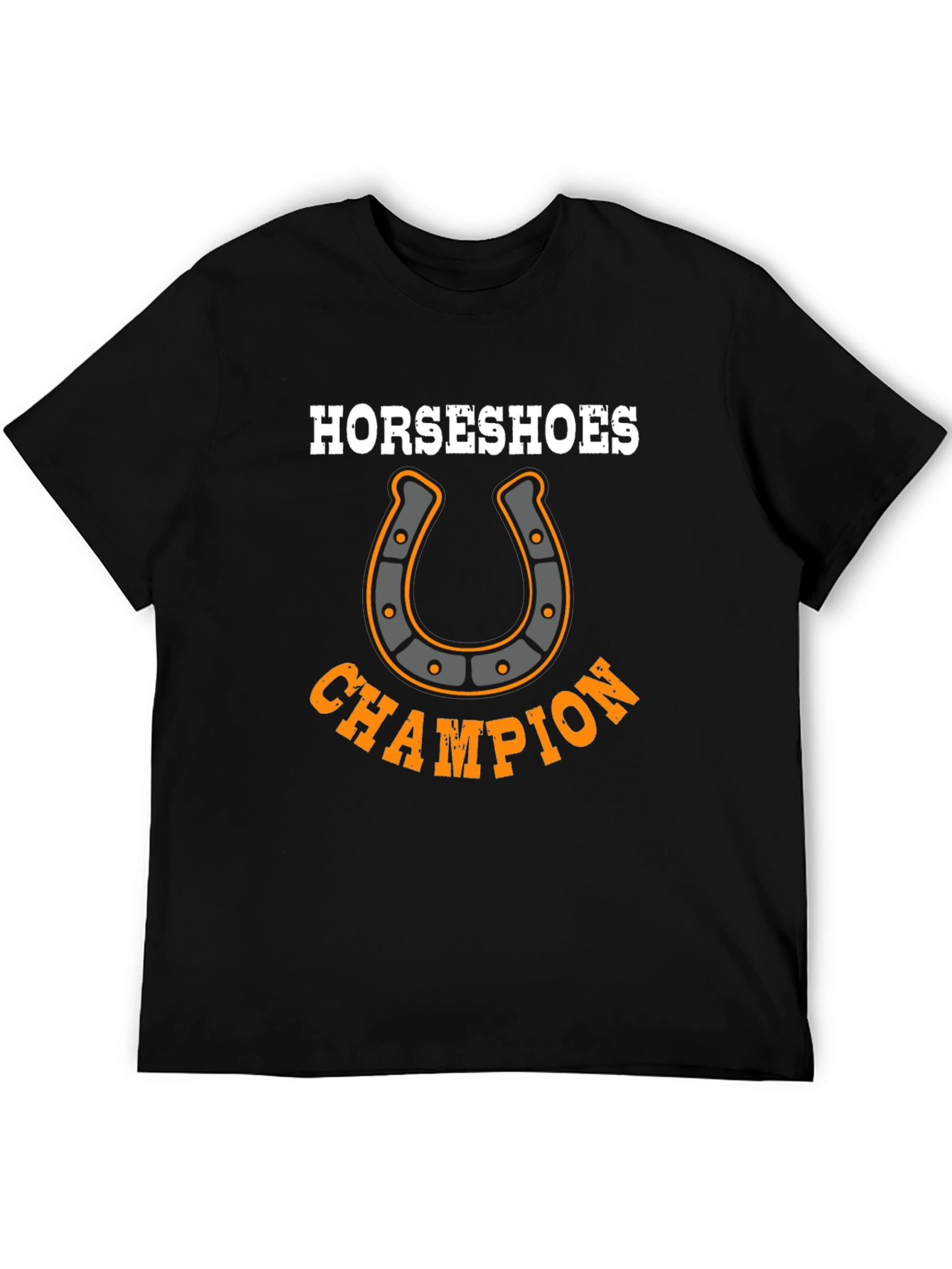 Horseshoes Champion Graphic T-Shirt