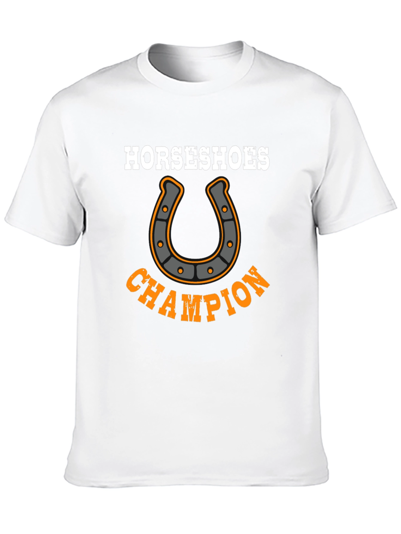 Horseshoes Champion Graphic T-Shirt