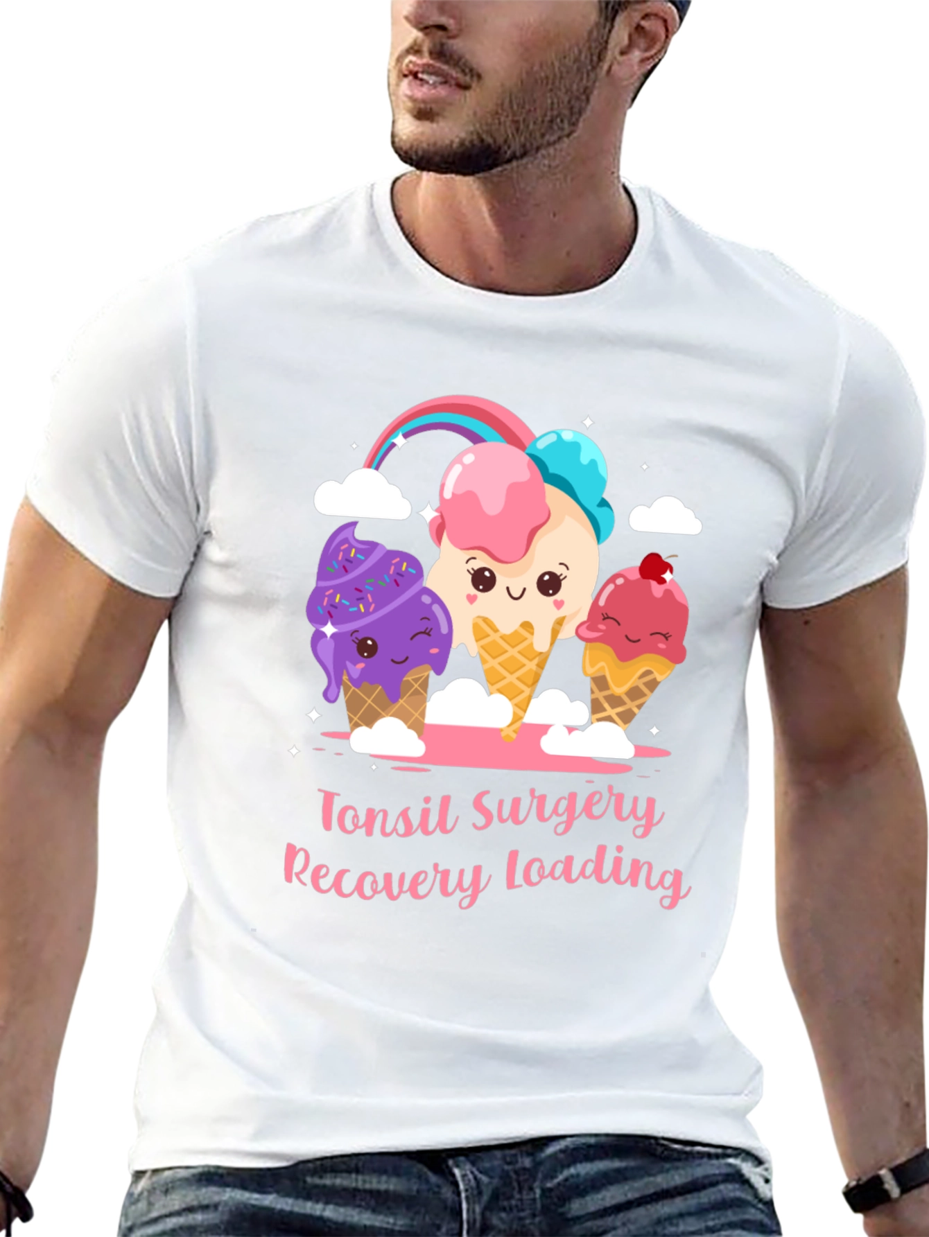 Tonsil Surgery Recovery Ice Cream T-Shirt