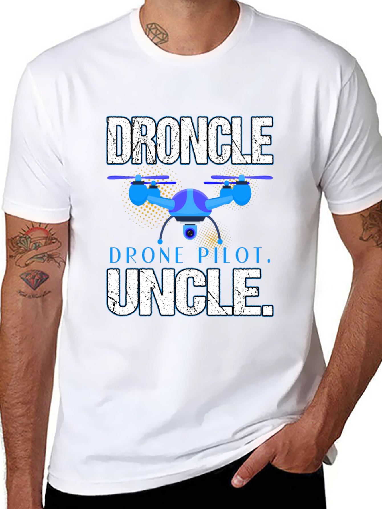 Droncle T-Shirt - Drone Pilot Uncle Gift