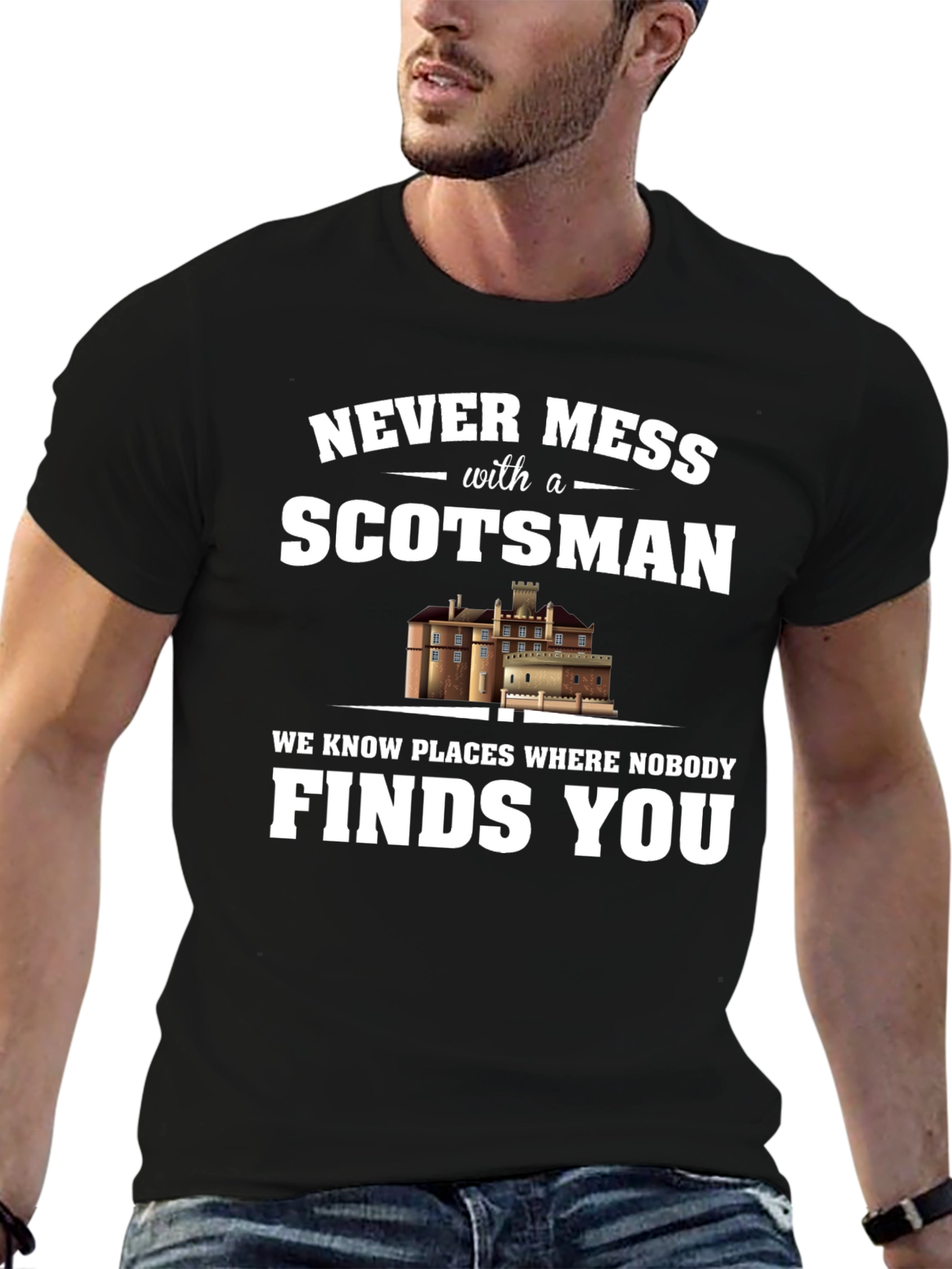 Never Mess With A Scotsman Graphic T-Shirt