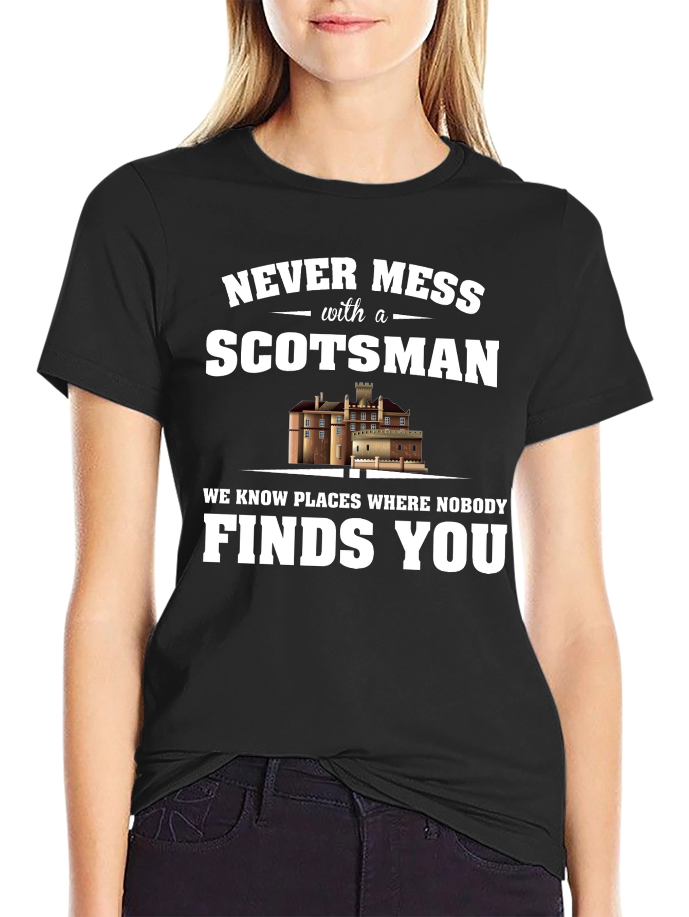 Never Mess With A Scotsman Graphic T-Shirt