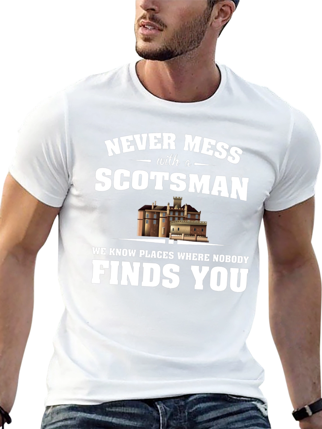 Never Mess With A Scotsman Graphic T-Shirt