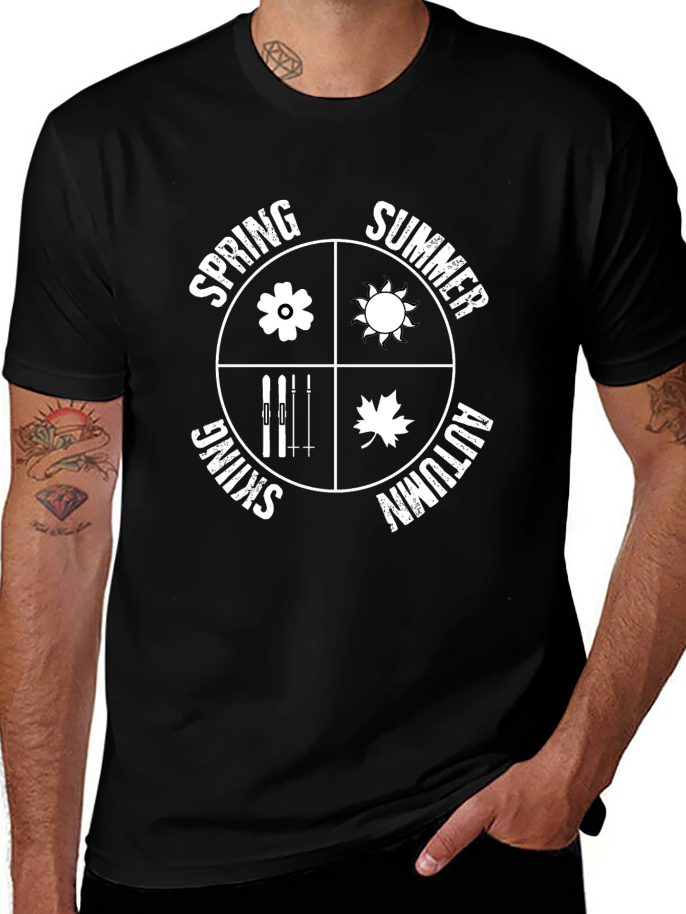 Four Seasons Graphic Tee Shirt