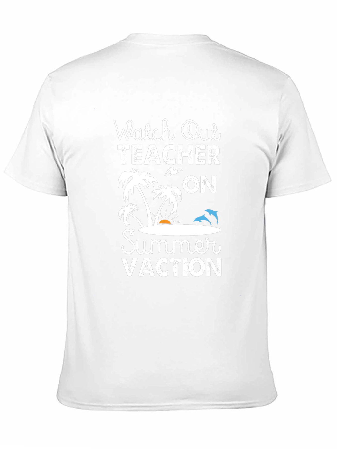 Teacher Summer Vacation T-Shirt - Beach Holiday Tee