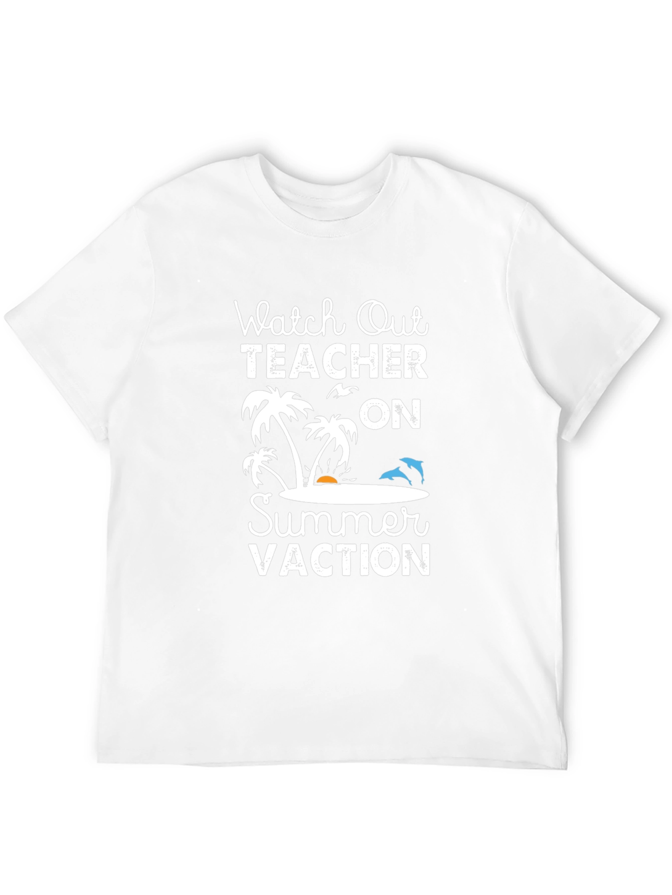 Teacher Summer Vacation T-Shirt - Beach Holiday Tee