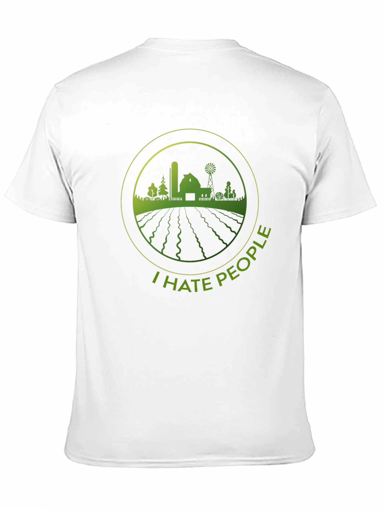 I Hate People Farmer Graphic Tee