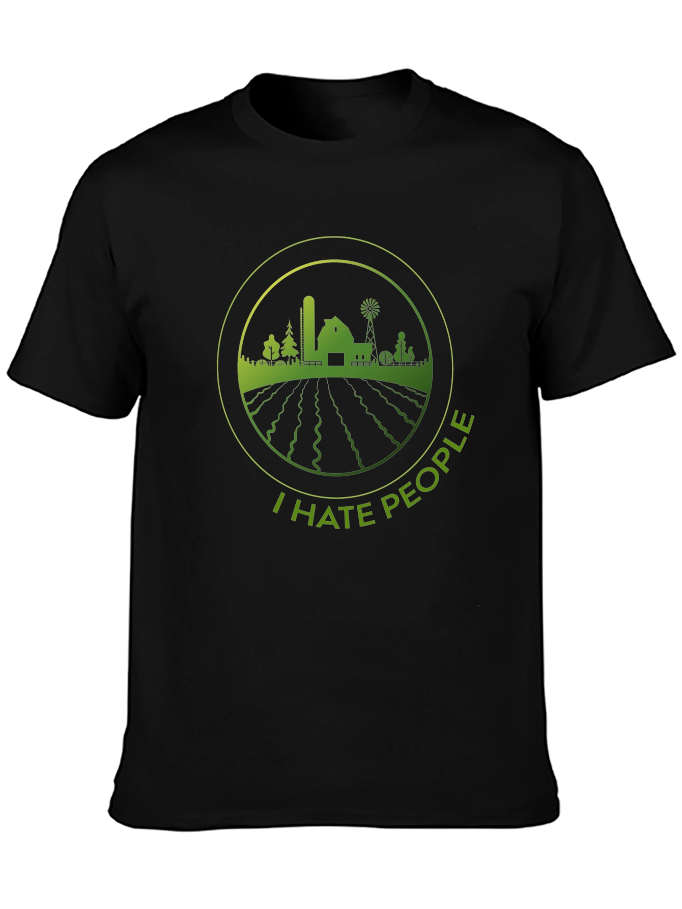 I Hate People Farmer Graphic Tee