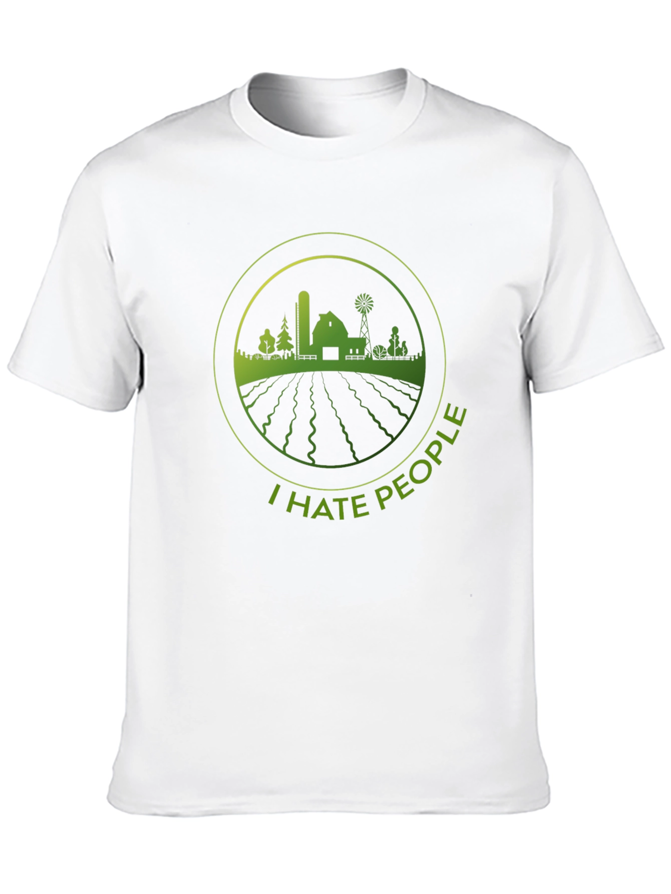 I Hate People Farmer Graphic Tee