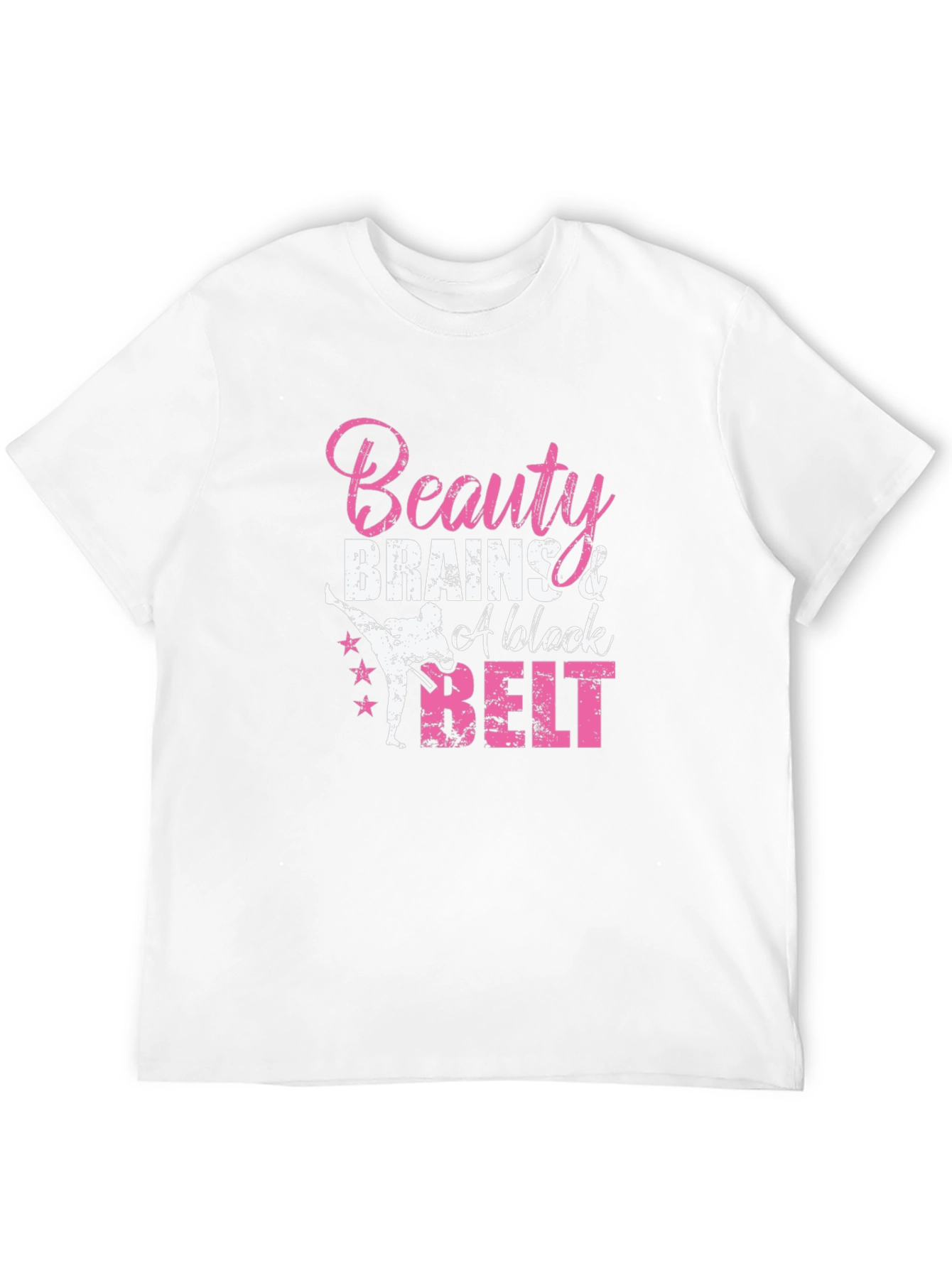 Beauty Brains & A Black Belt T-Shirt