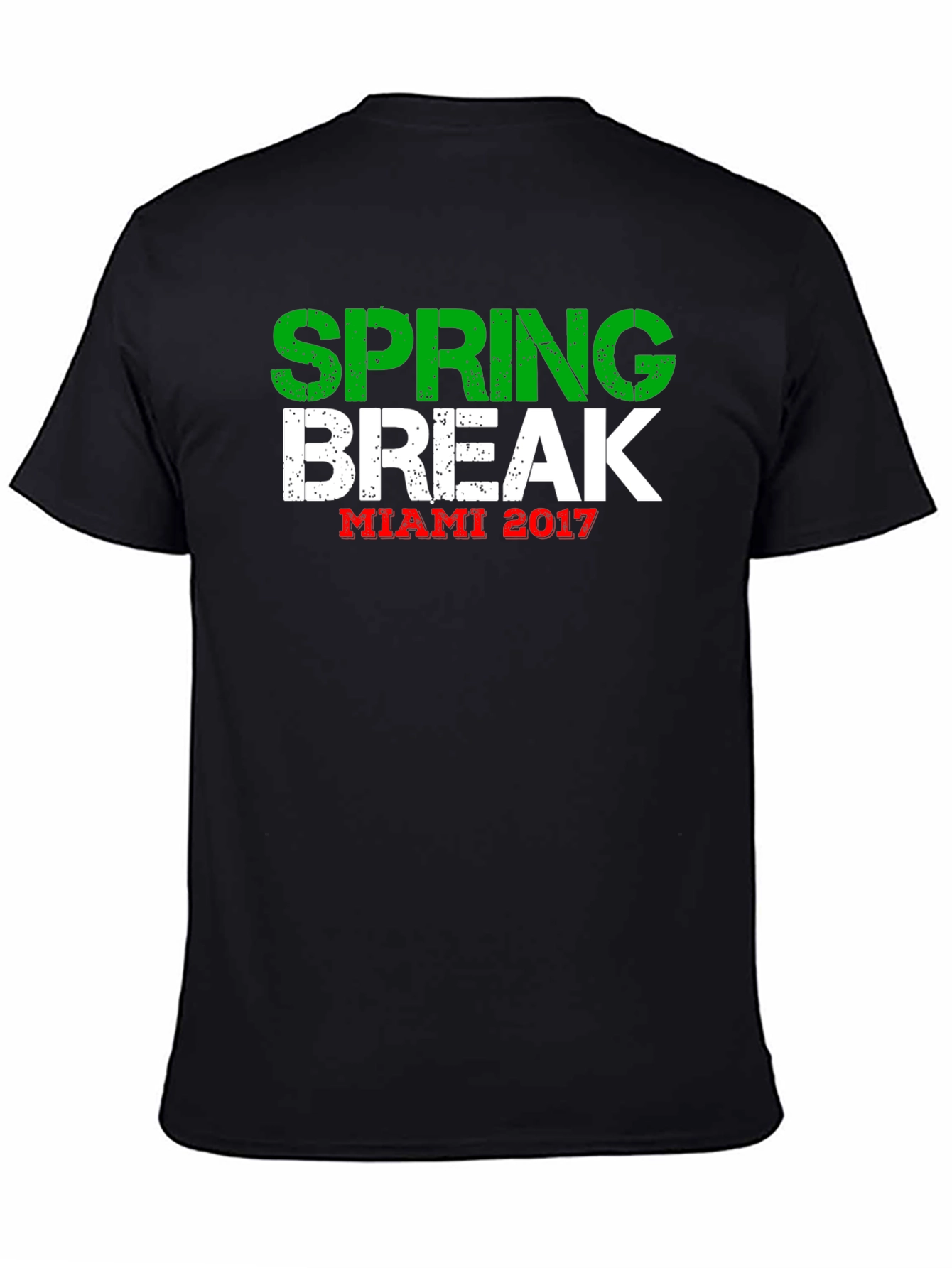 Spring Break Miami 2017 T-Shirt - Black