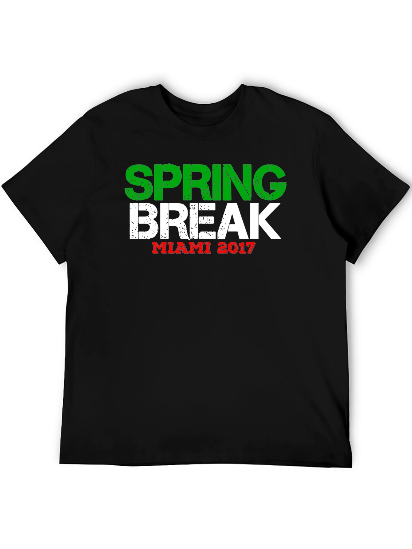 Spring Break Miami 2017 T-Shirt - Black