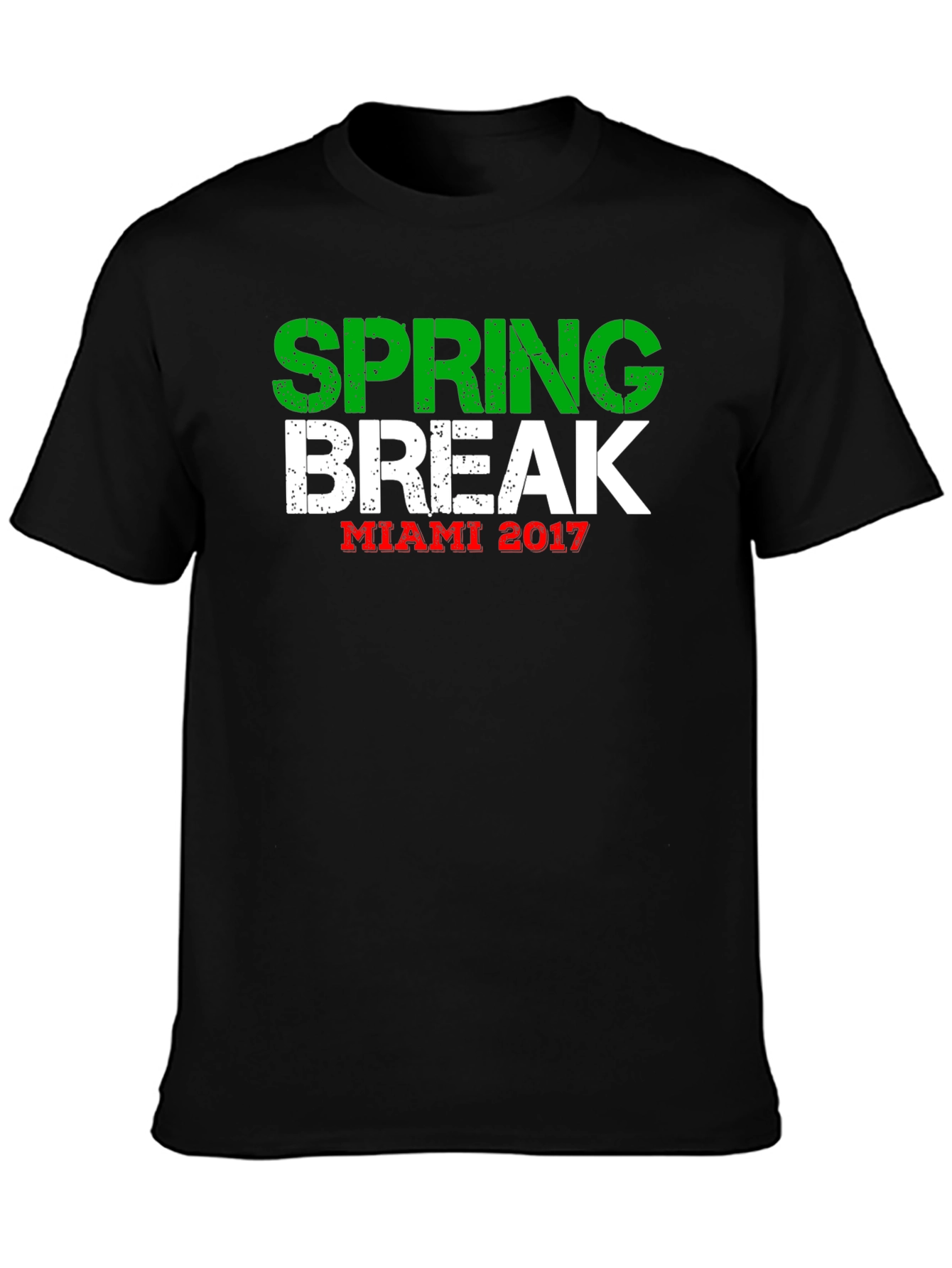 Spring Break Miami 2017 T-Shirt - Black