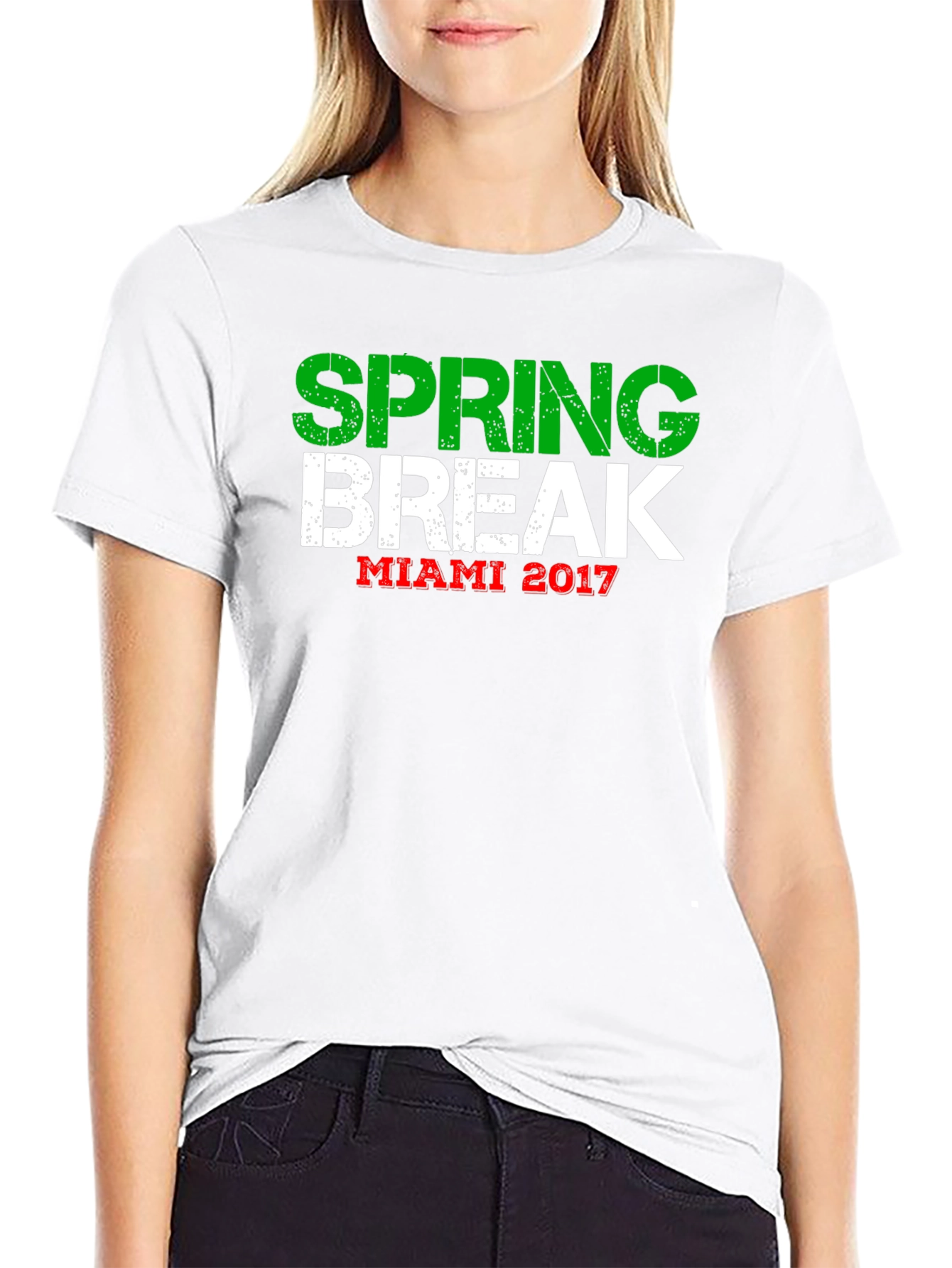 Spring Break Miami 2017 T-Shirt - Black