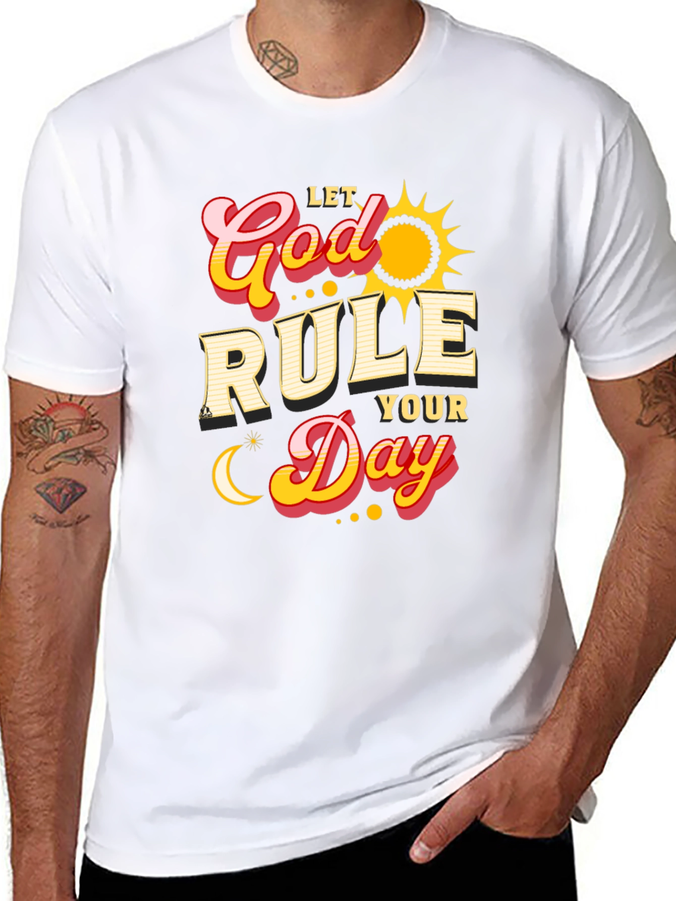 Let God Rule Your Day Graphic T-Shirt