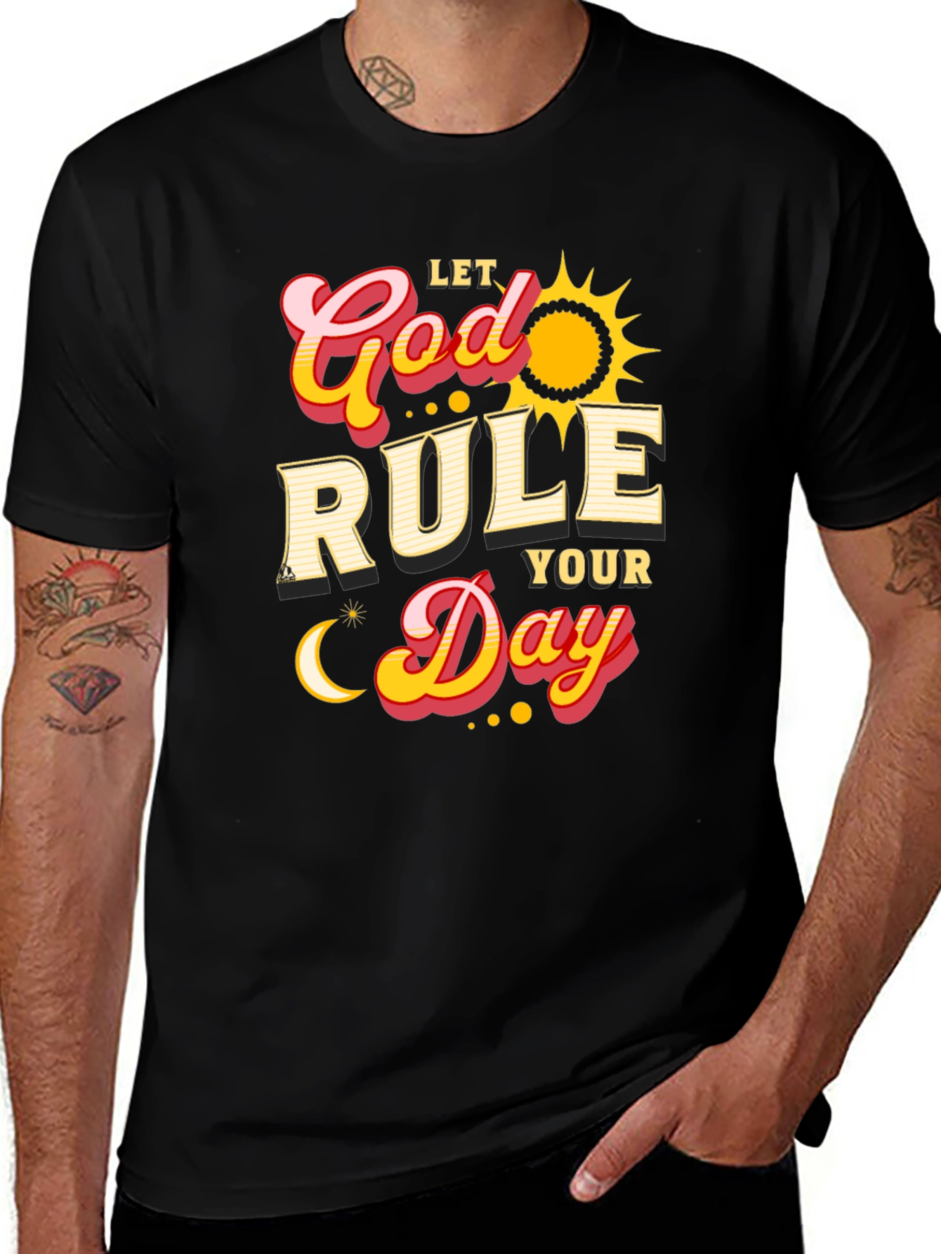 Let God Rule Your Day Graphic T-Shirt