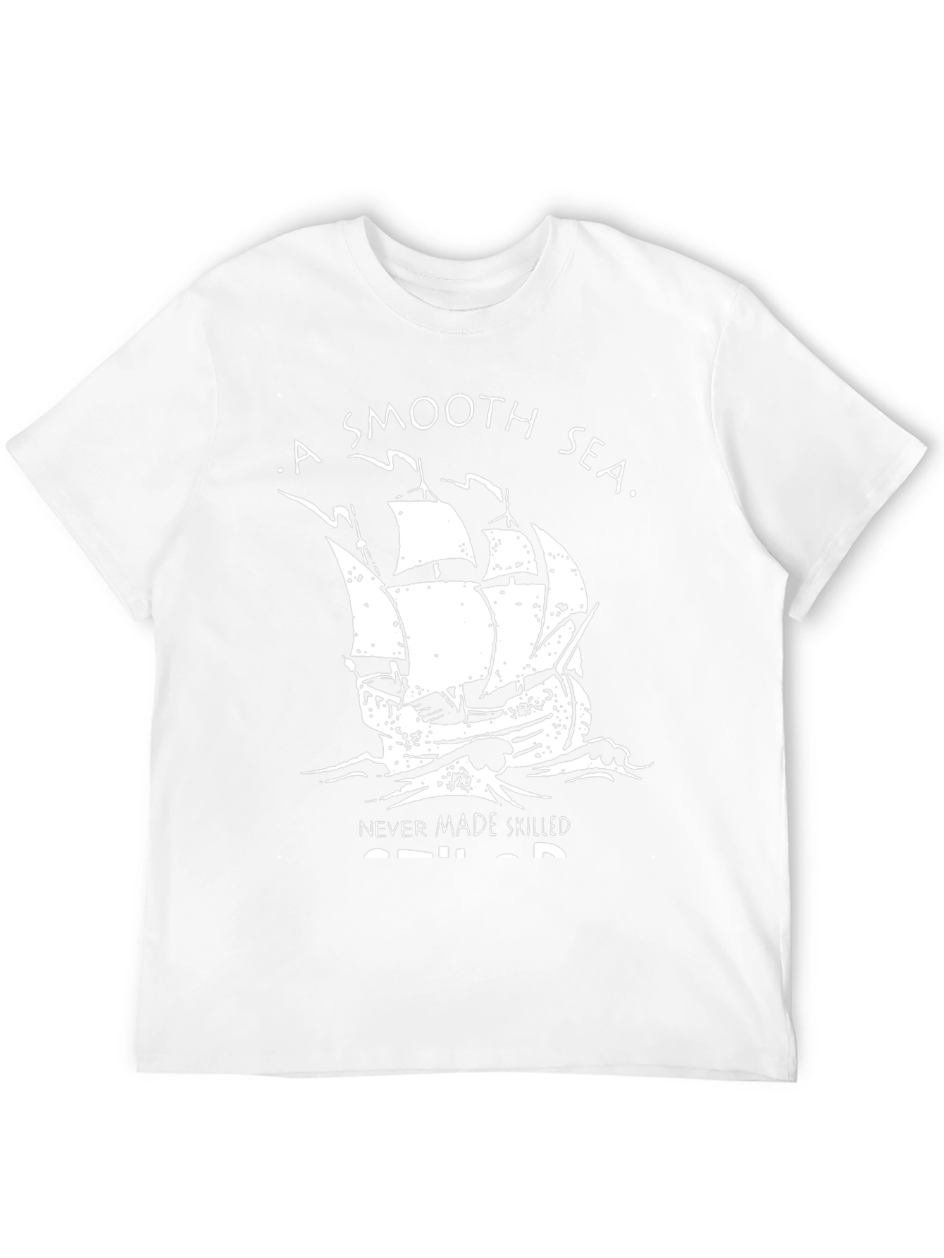 Smooth Sea Skilled Sailor Black Graphic Tee
