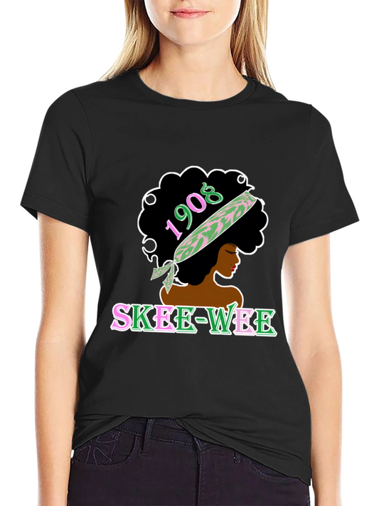 Skee-Wee T-Shirt Black Cotton Graphic Tee