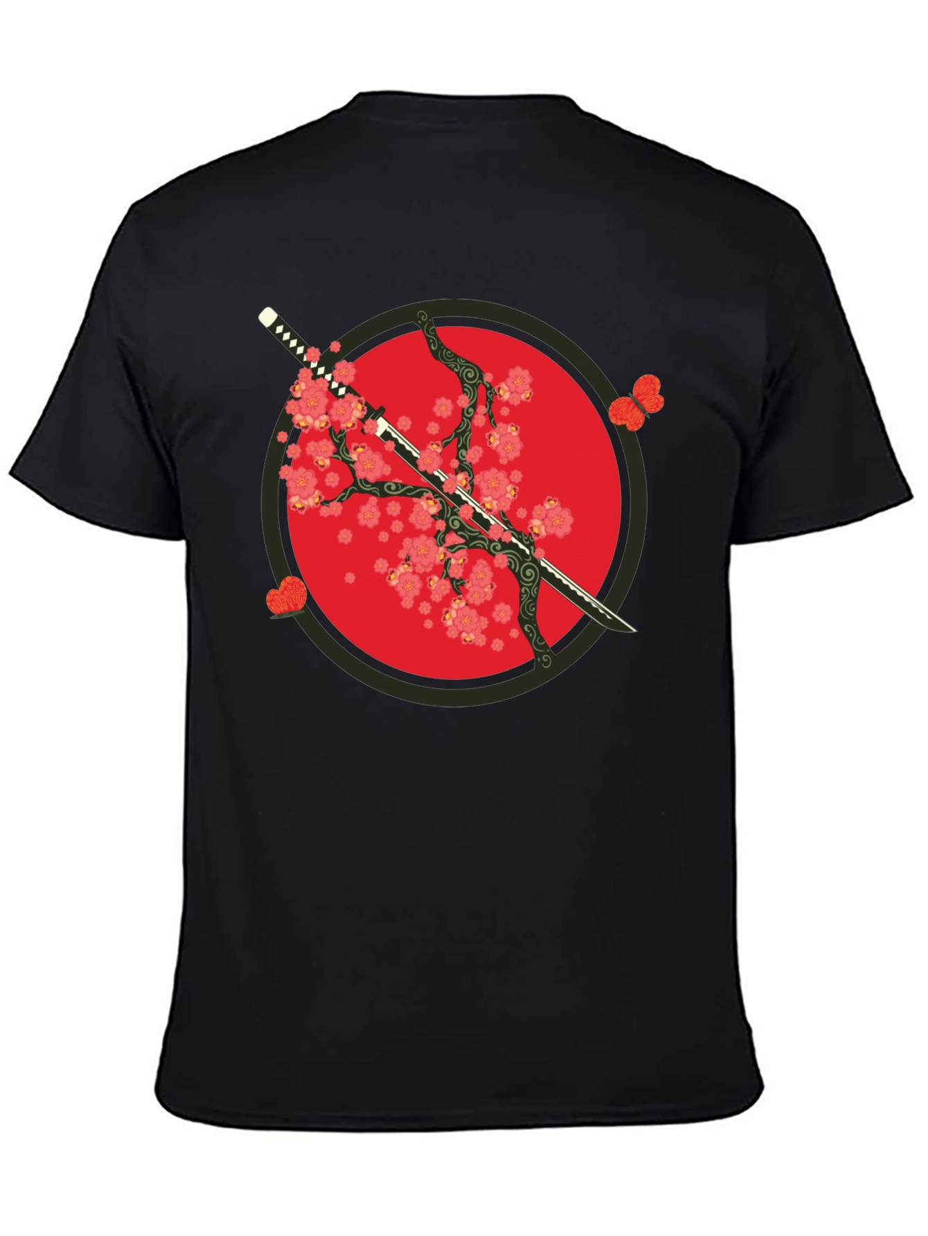 Katana & Blossom Graphic Tee