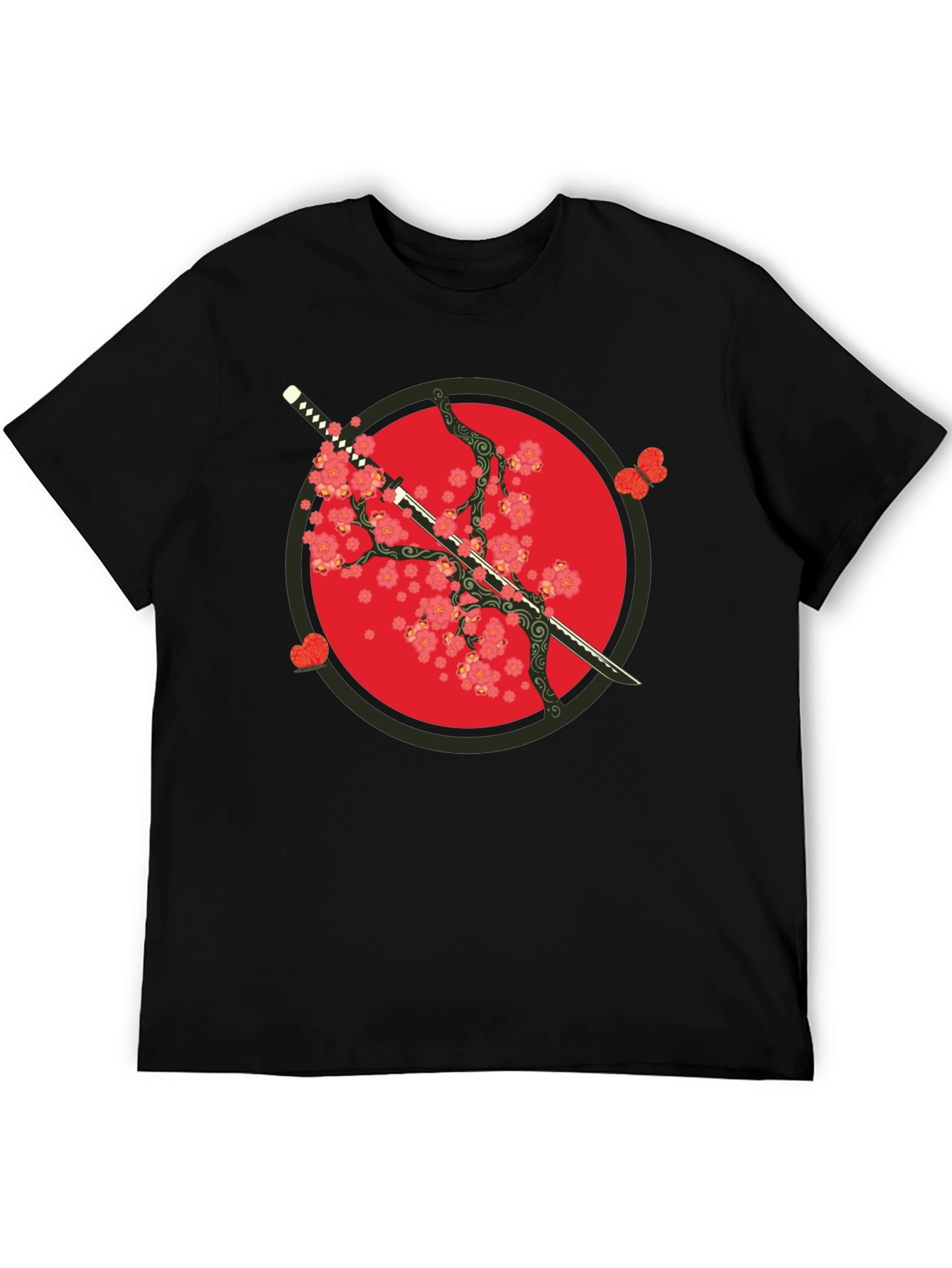 Katana & Blossom Graphic Tee