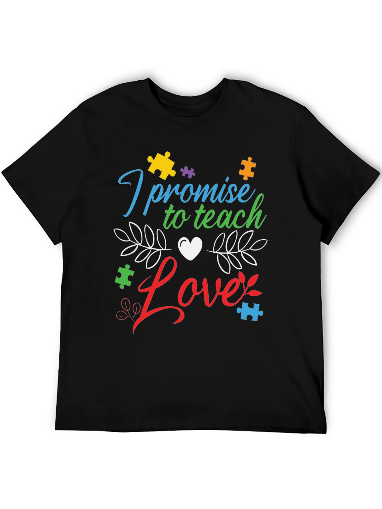 Teach Love Autism Awareness T-Shirt