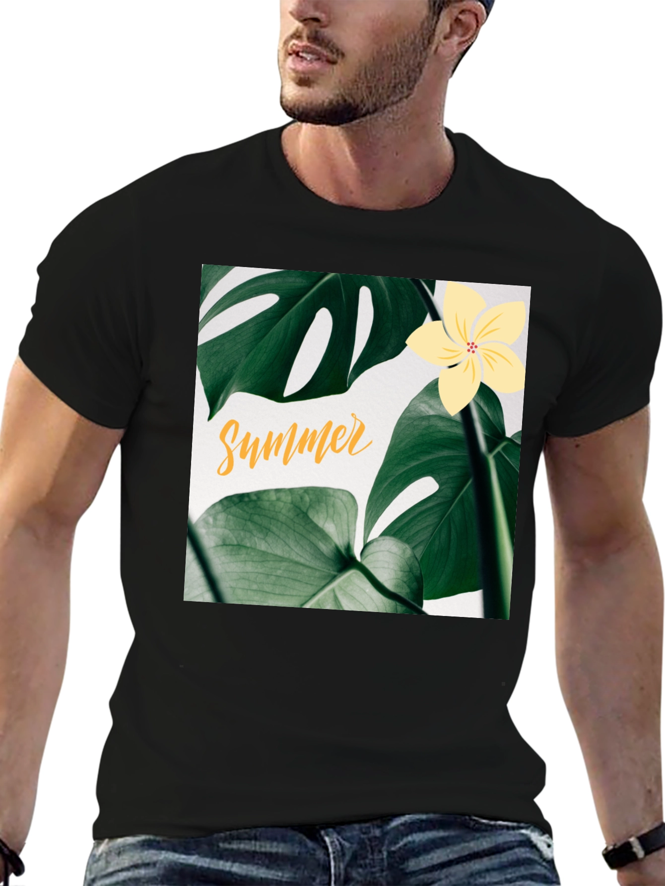 Tropical Summer T-Shirt - Stylish Graphic Tee