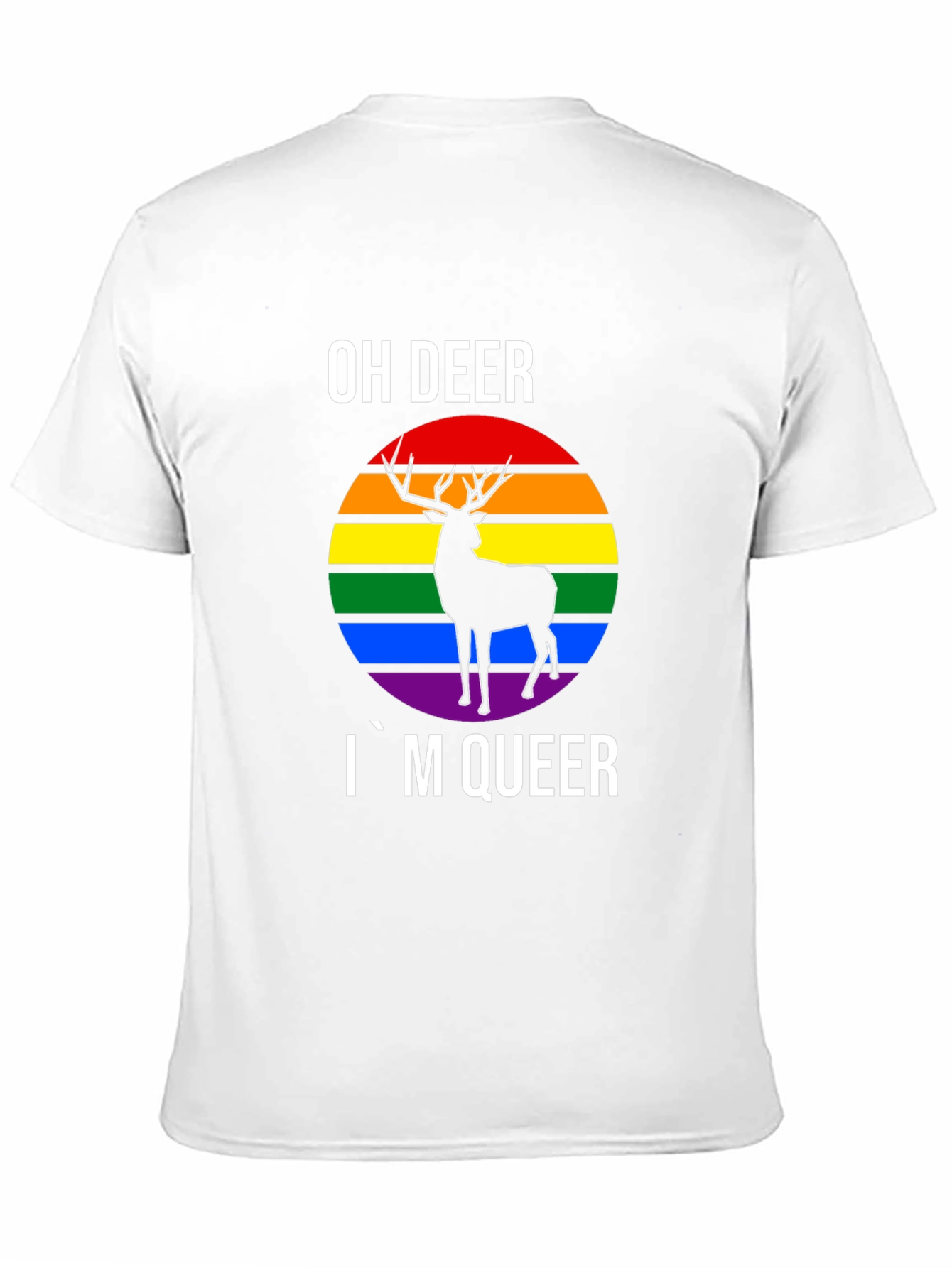Oh Deer Im Queer Pride T-Shirt
