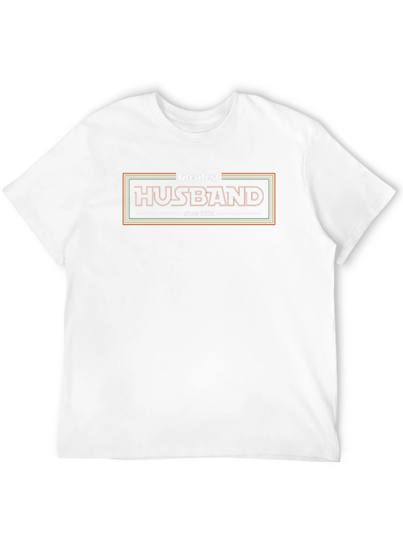 Greatest Husband Since 2002 Black Graphic T-Shirt