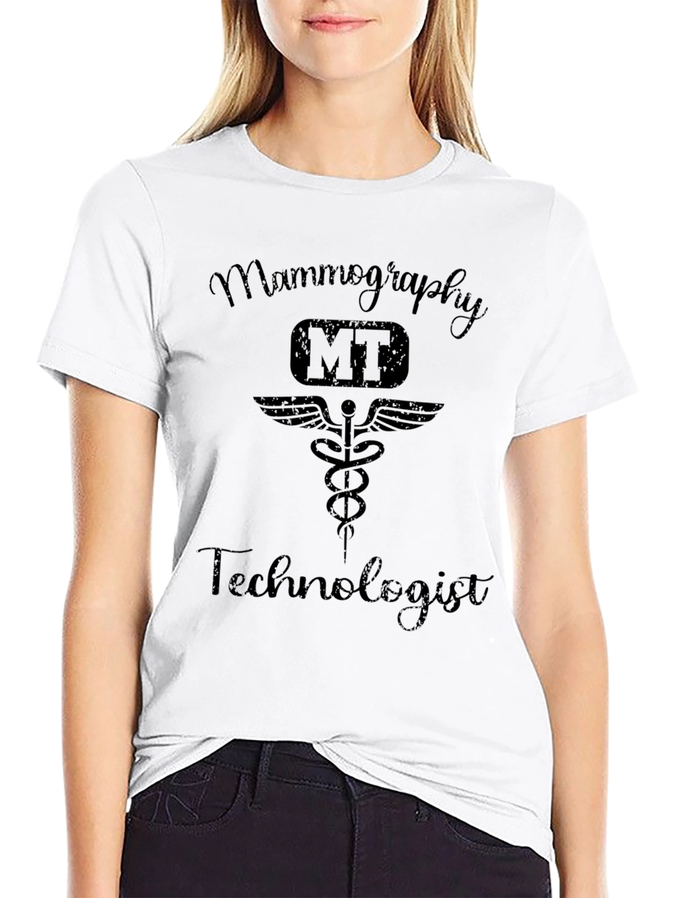 Mammography Technologist Black T-Shirt