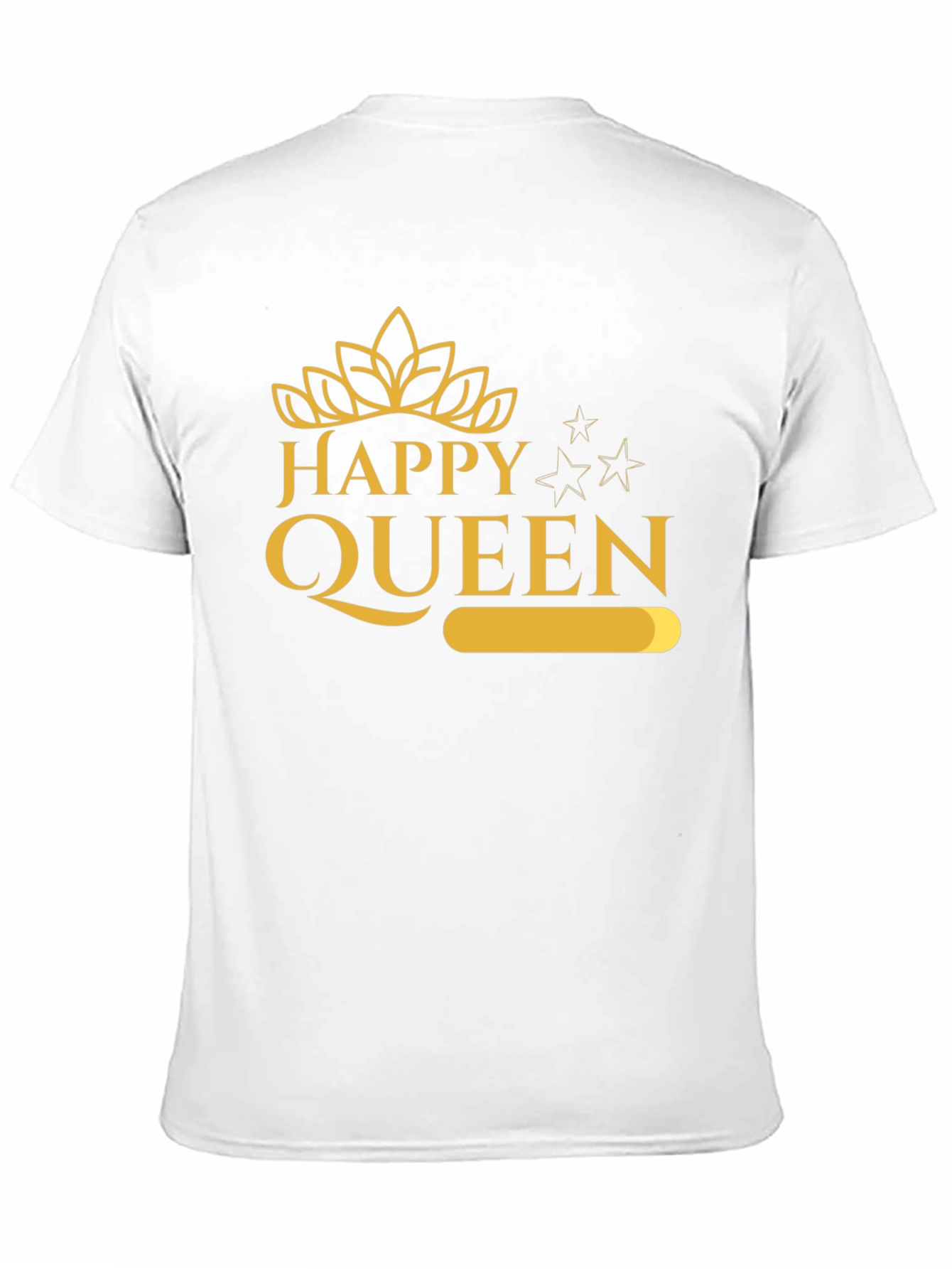 Happy Queen Graphic Tee - Black