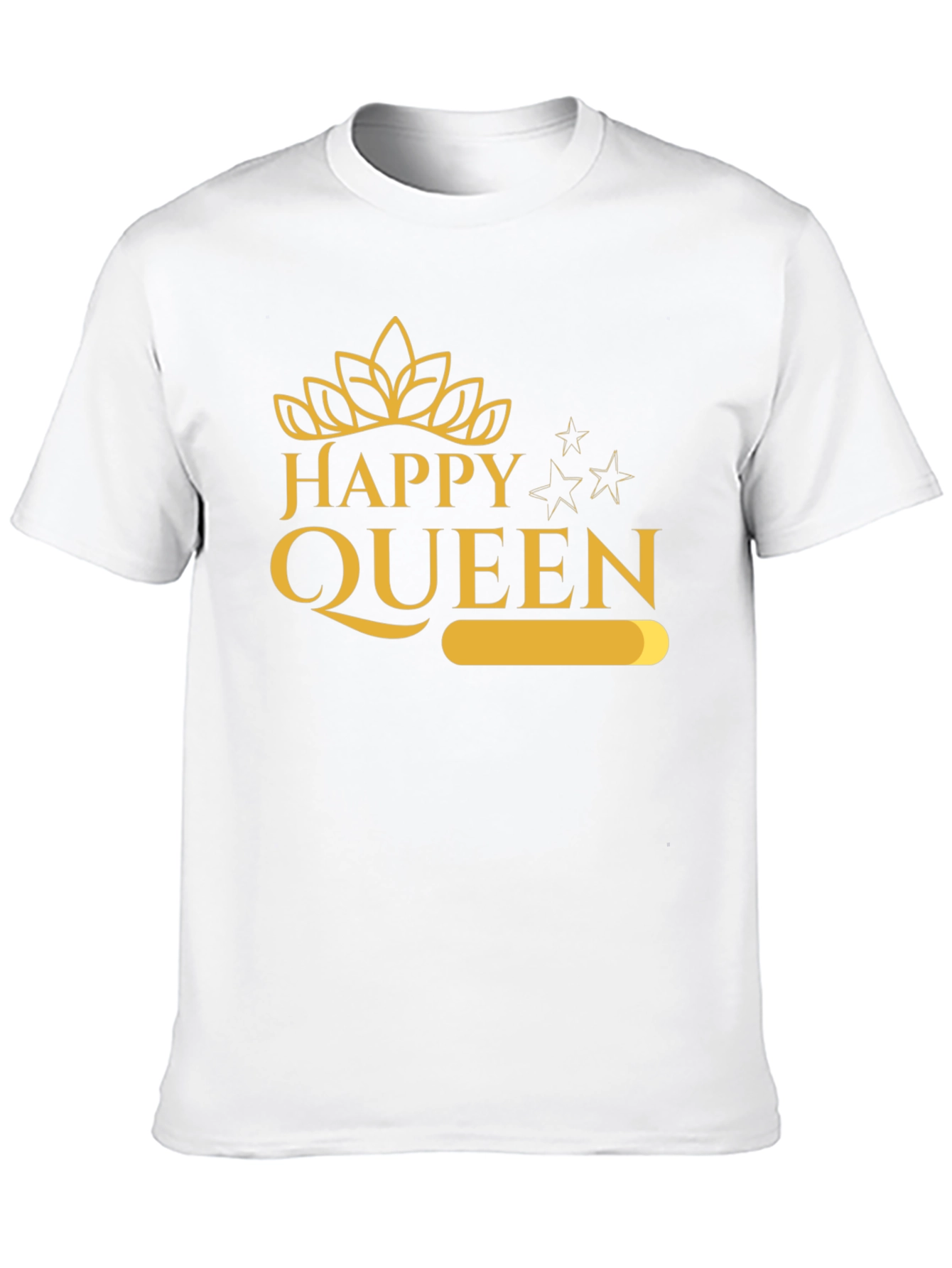 Happy Queen Graphic Tee - Black