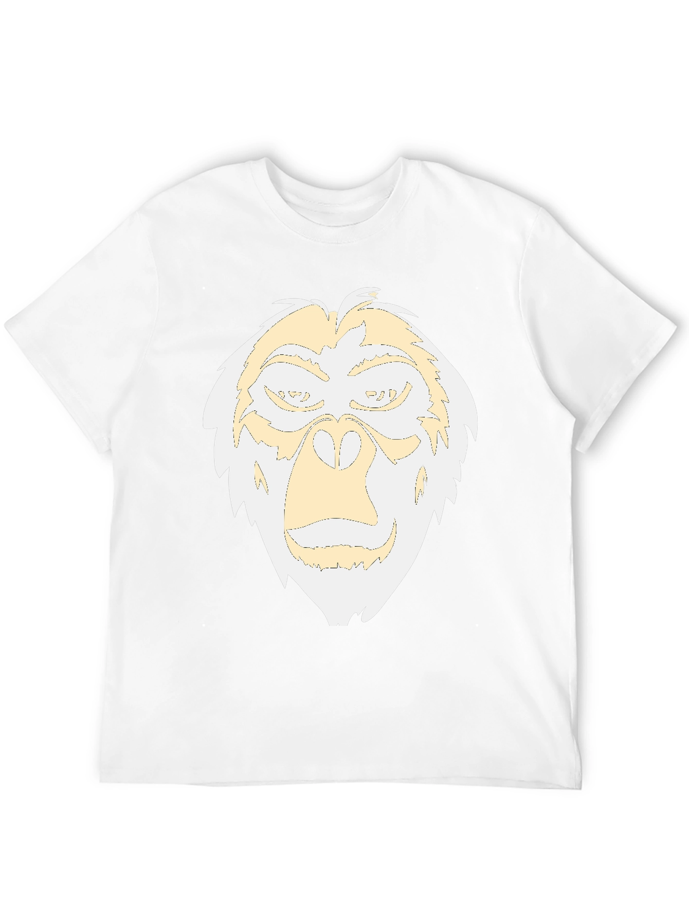 Yeti Face Graphic Tee - Black Cotton Blend