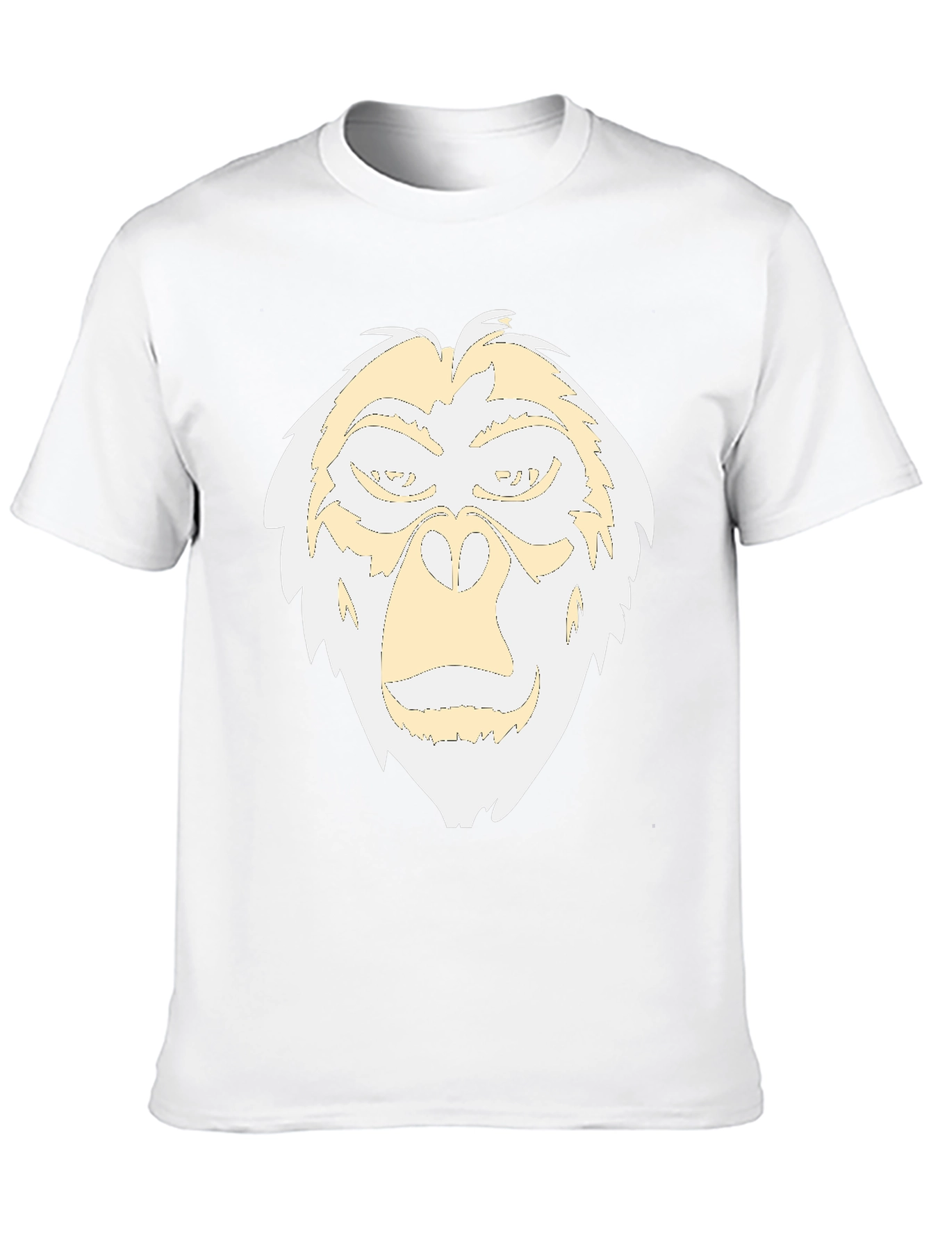 Yeti Face Graphic Tee - Black Cotton Blend