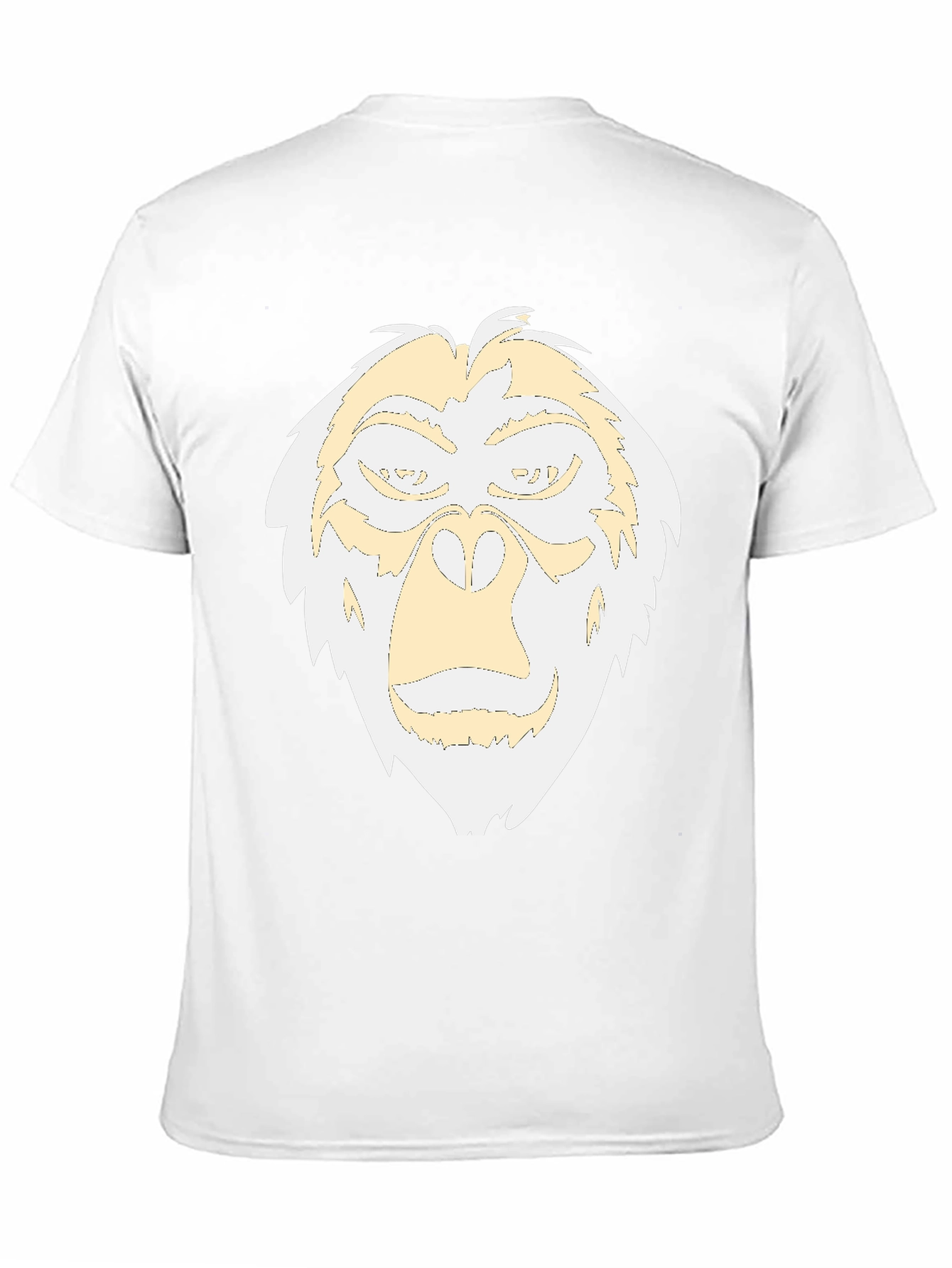 Yeti Face Graphic Tee - Black Cotton Blend